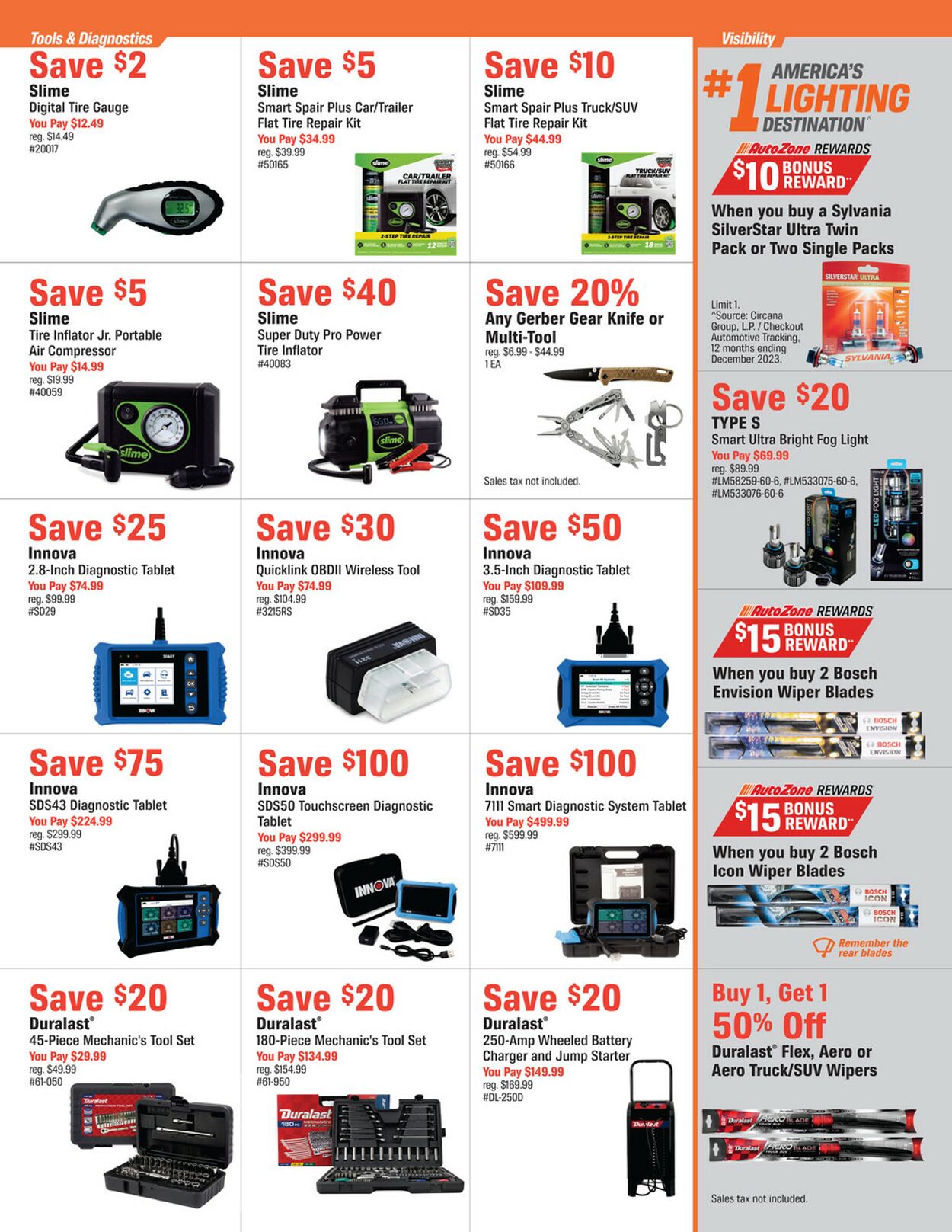 Catalogue Autozone from 11/19/2024