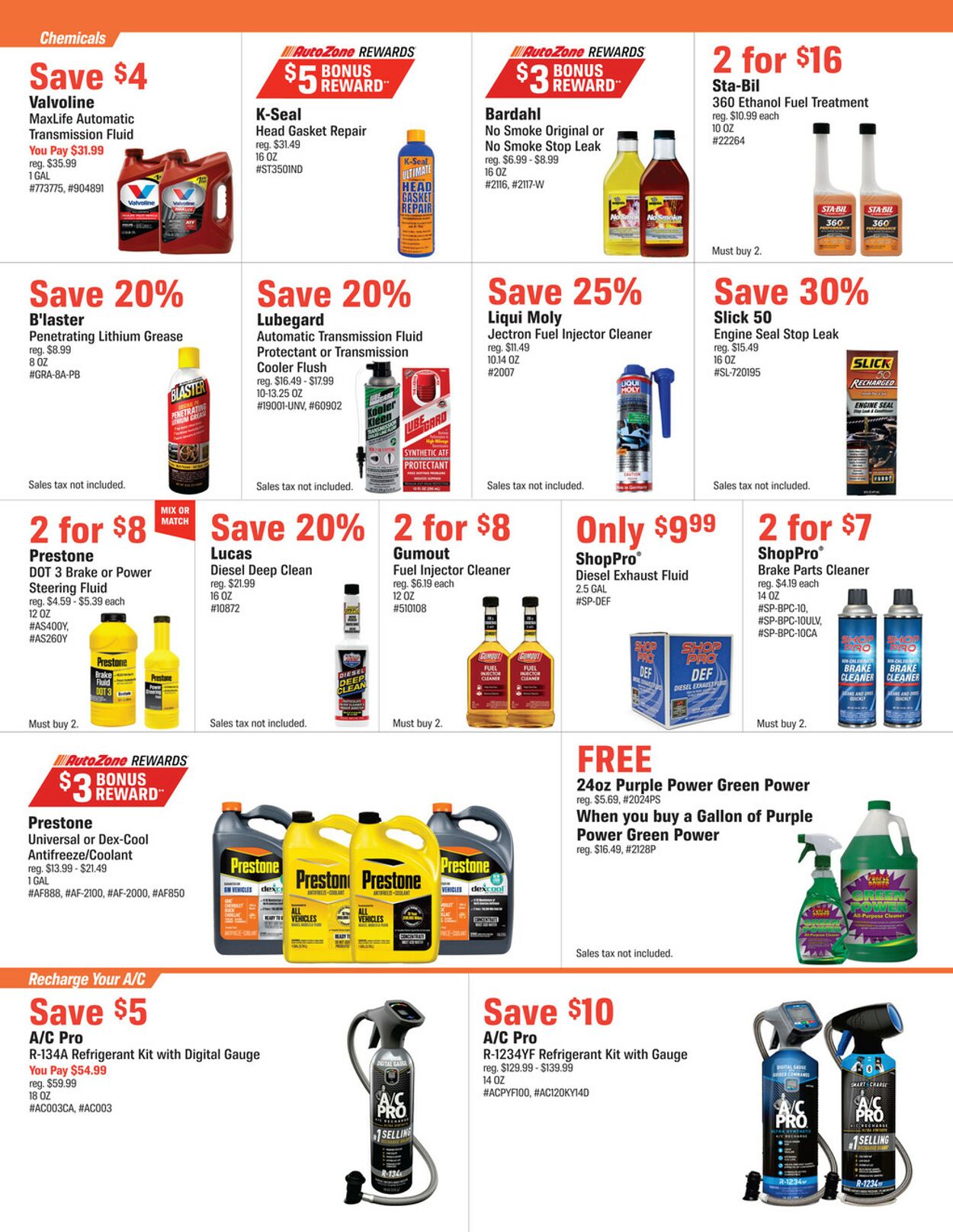 Catalogue Autozone from 03/11/2025