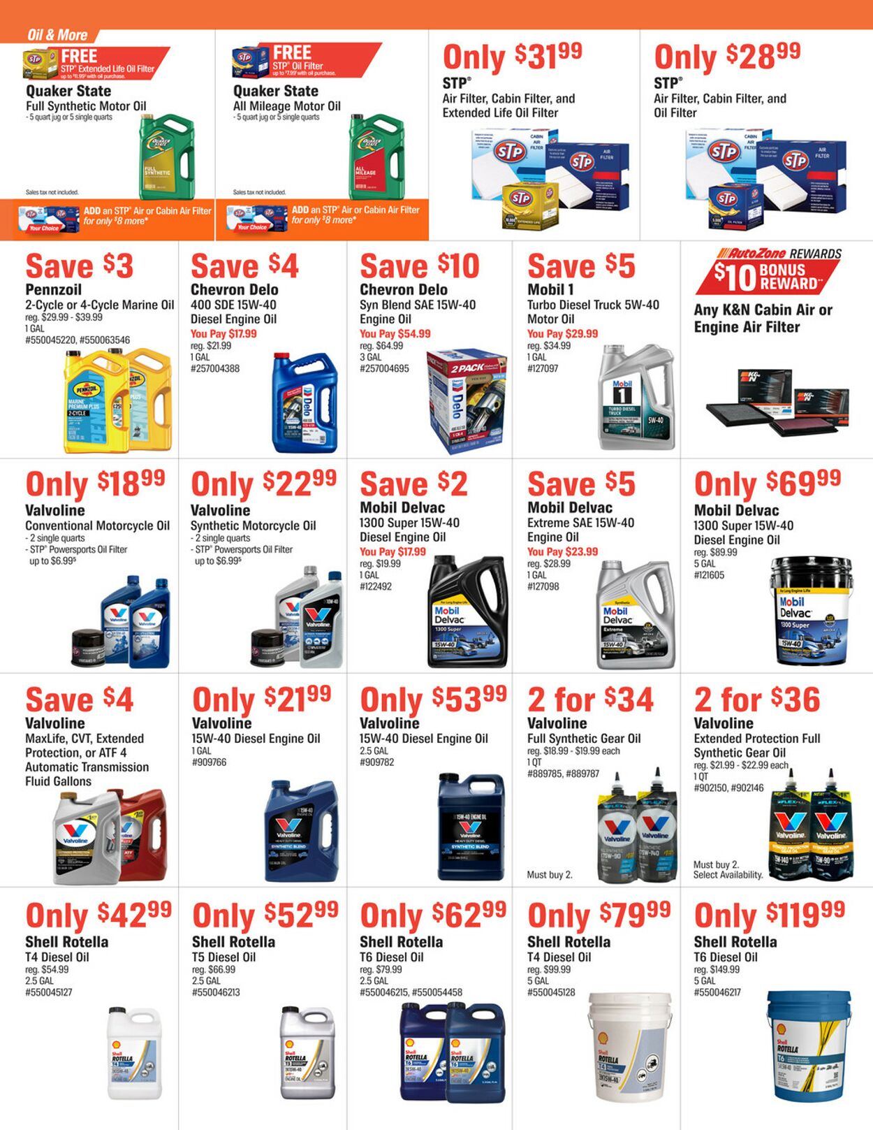Catalogue Autozone from 07/01/2025