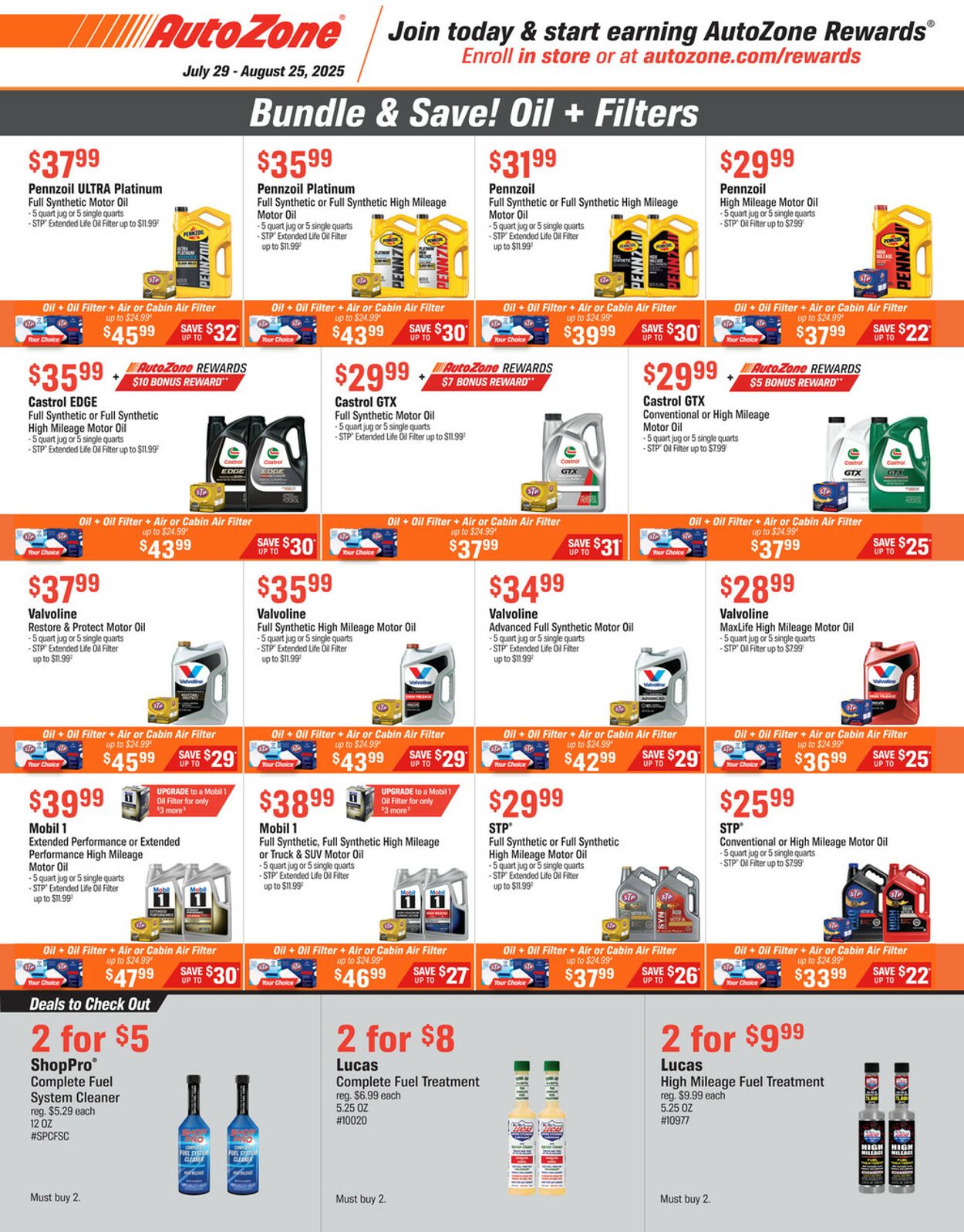 Catalogue Autozone from 07/29/2025
