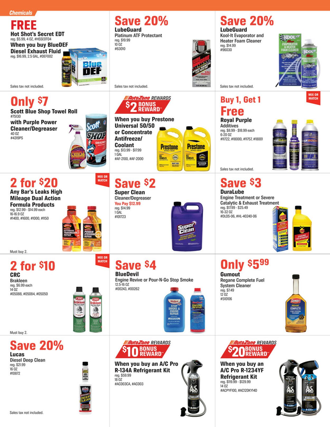 Catalogue Autozone from 07/29/2025