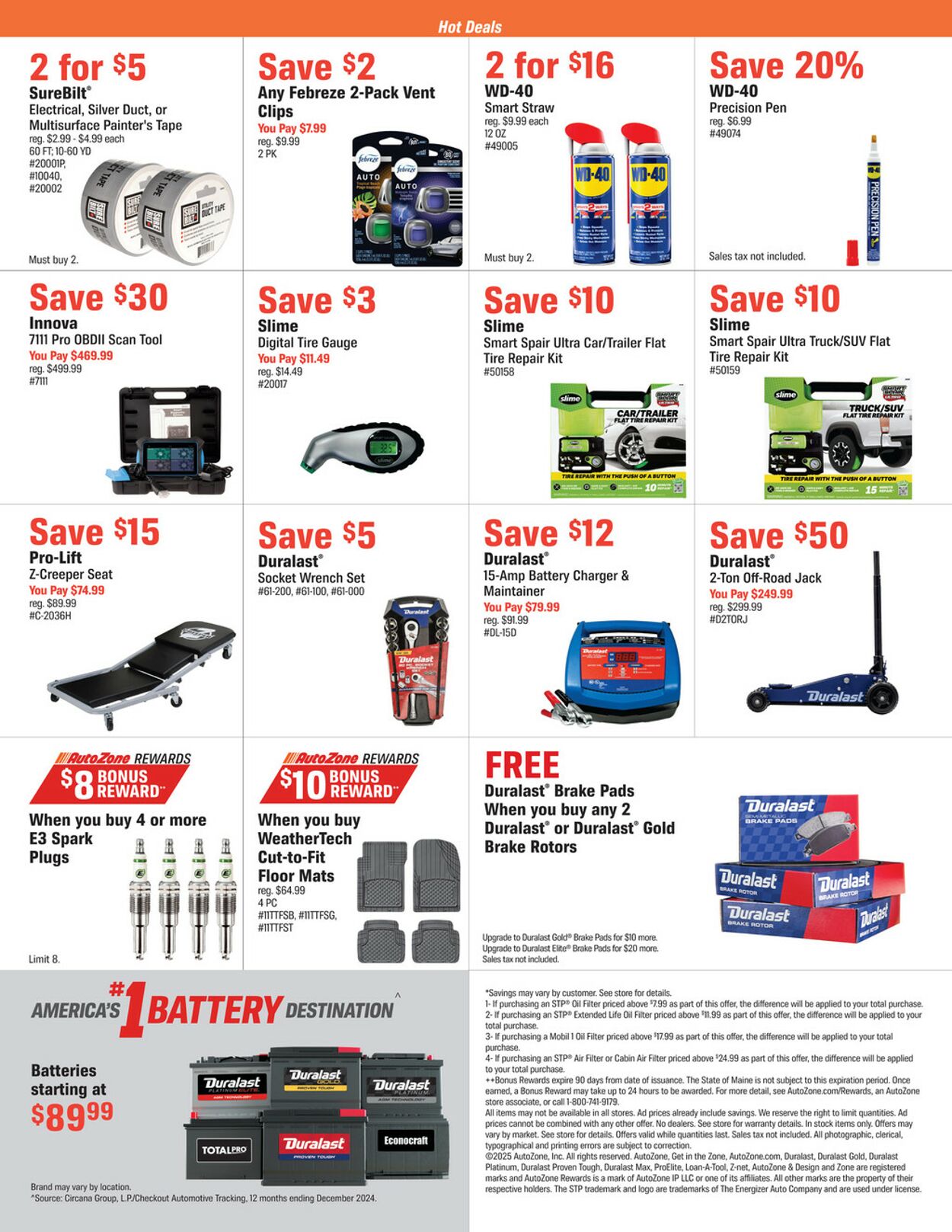 Catalogue Autozone from 07/29/2025
