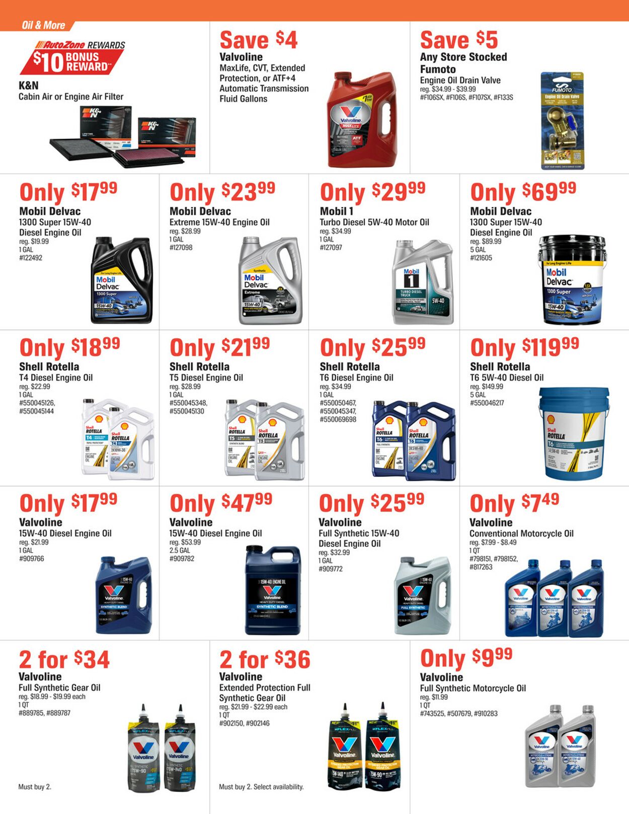 Catalogue Autozone from 09/23/2025