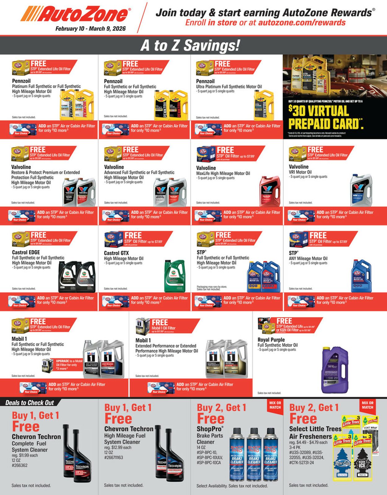 Catalogue Autozone from 02/10/2026