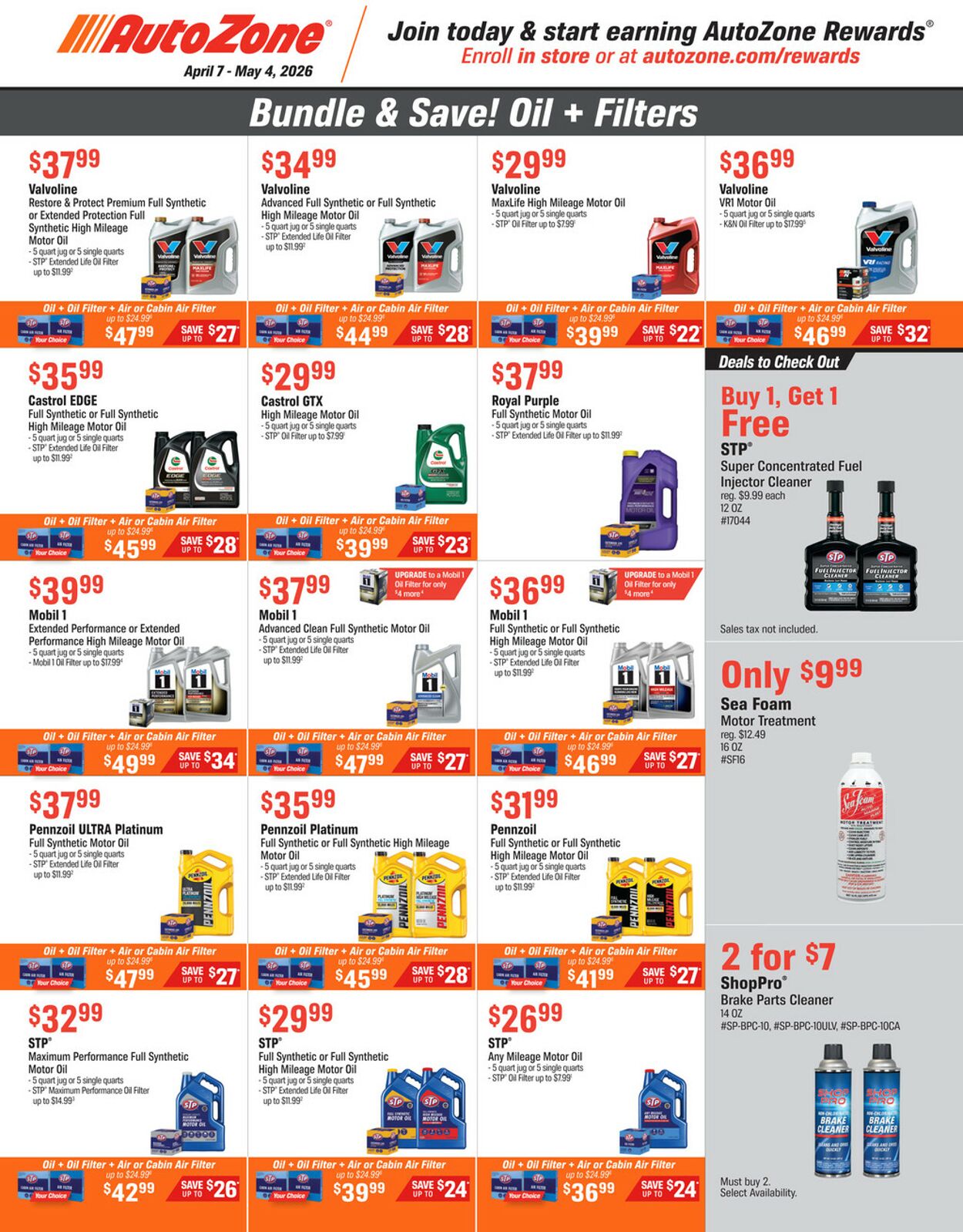 Catalogue Autozone from 04/07/2026