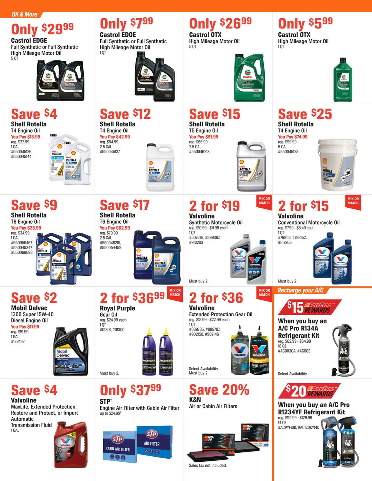 Catalogue Autozone from 04/07/2026