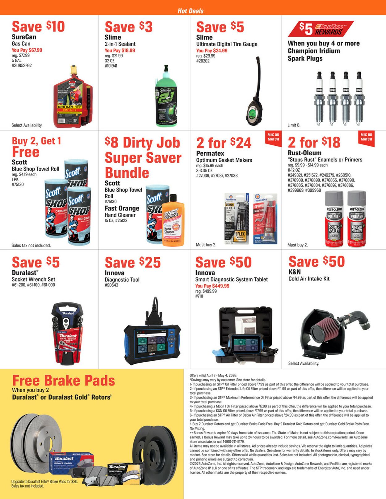 Catalogue Autozone from 04/07/2026