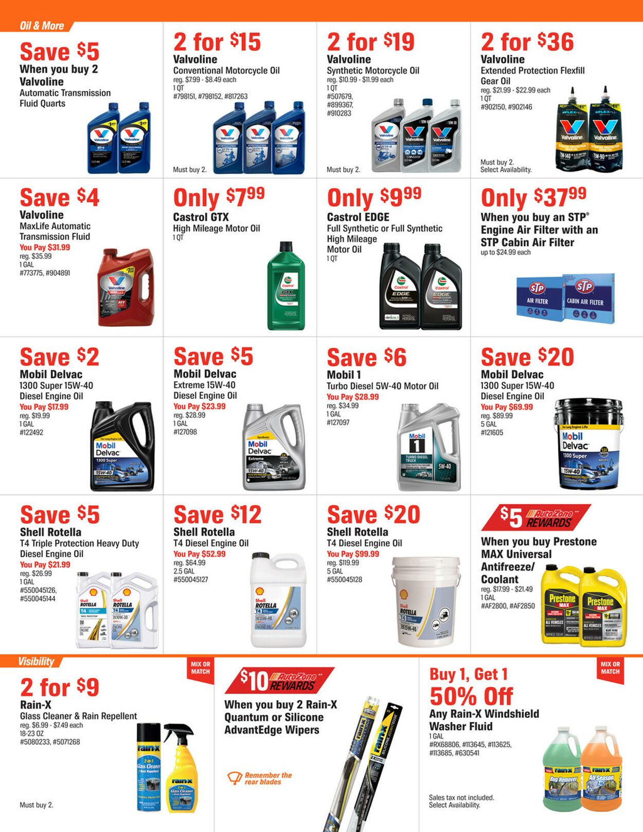 Catalogue Autozone from 06/30/2026