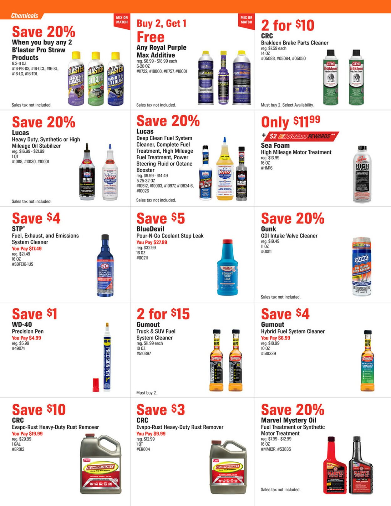 Catalogue Autozone from 06/30/2026