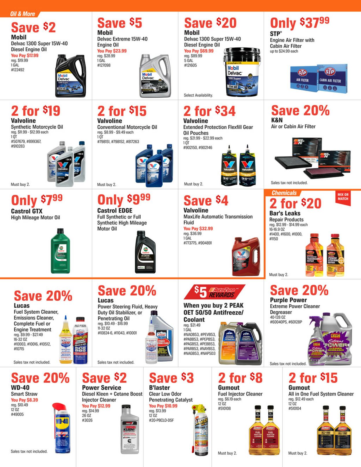 Catalogue Autozone from 07/28/2026