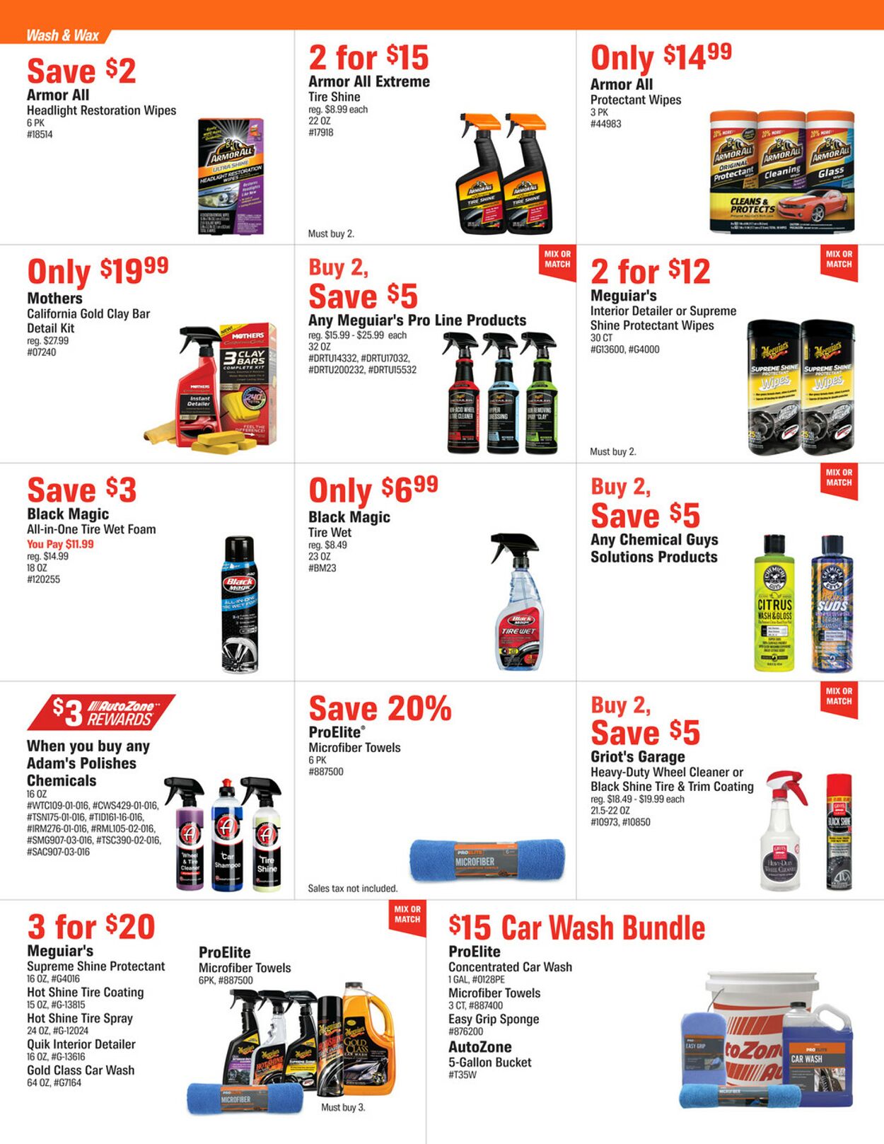 Catalogue Autozone from 08/25/2026