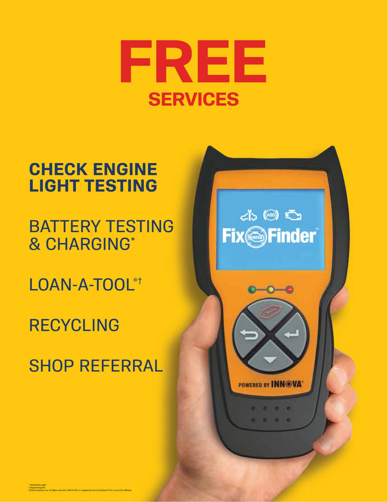 Catalogue Autozone from 08/25/2026