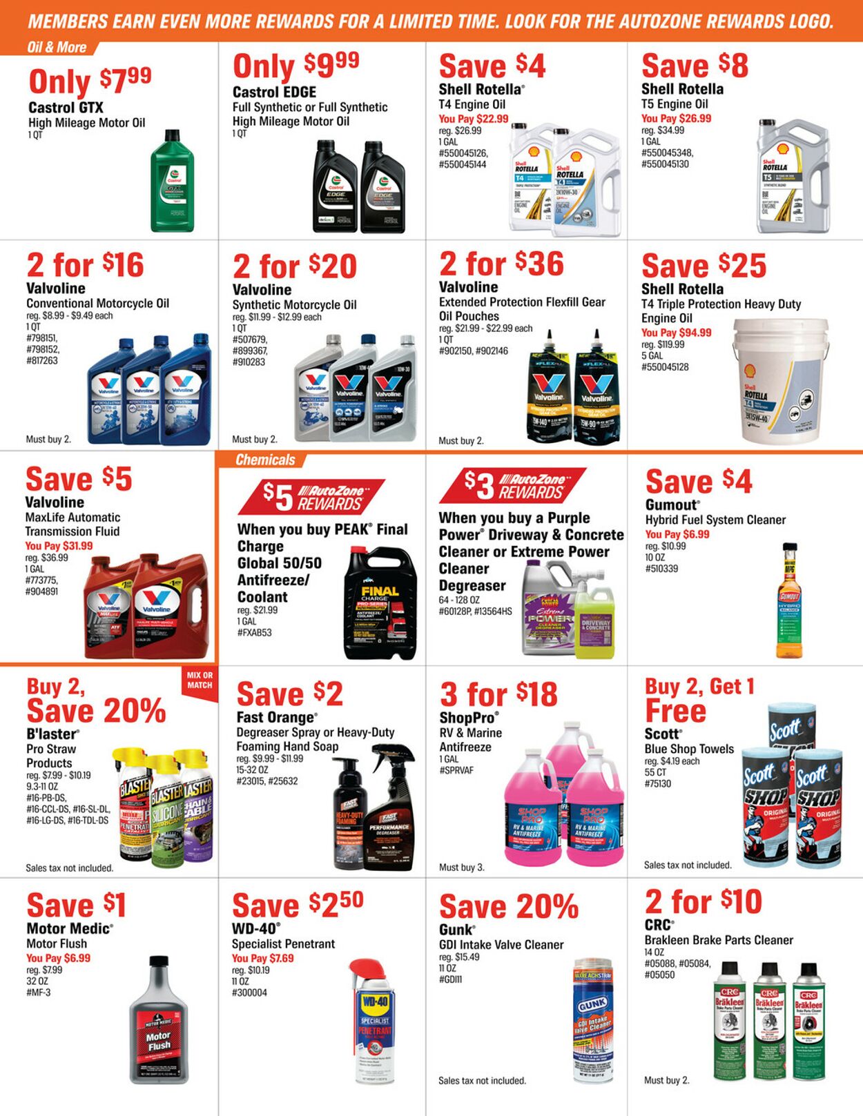 Catalogue Autozone from 09/22/2026
