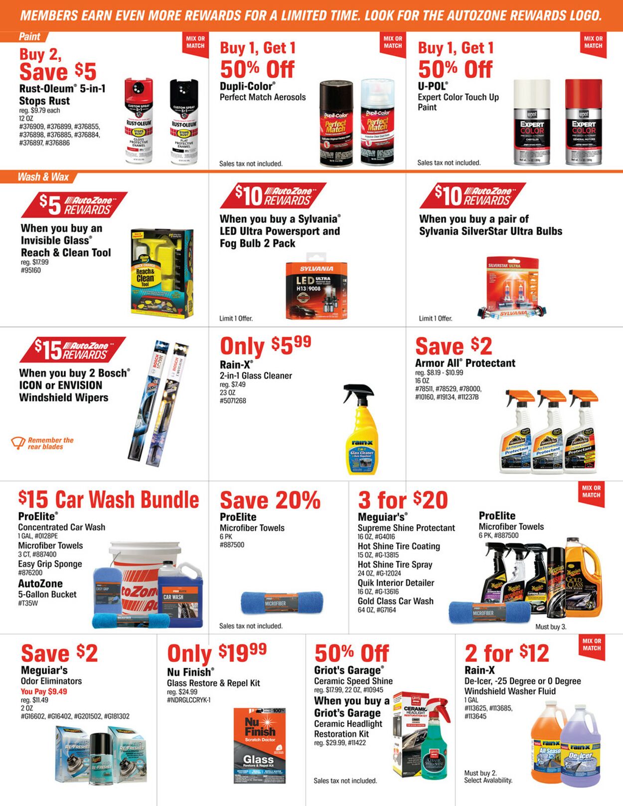 Catalogue Autozone from 09/22/2026