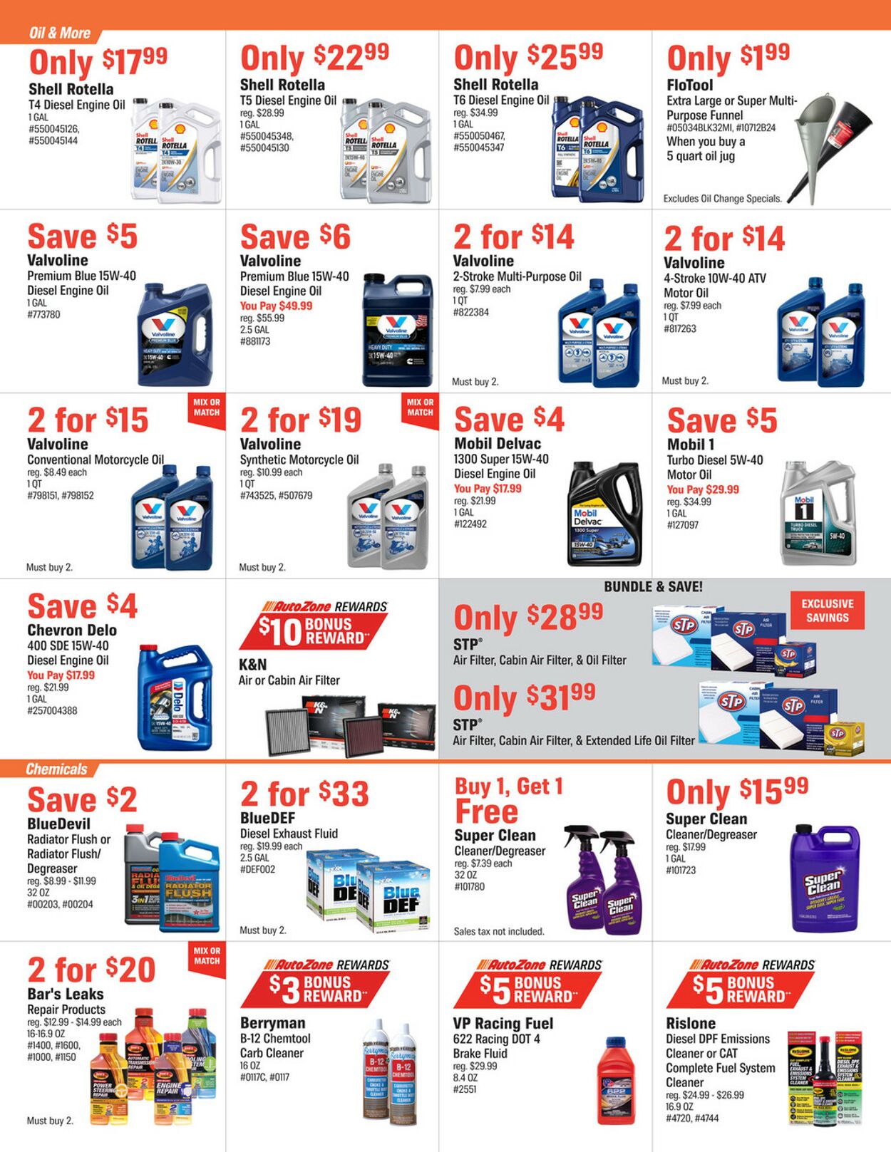 Catalogue Autozone from 07/23/2024