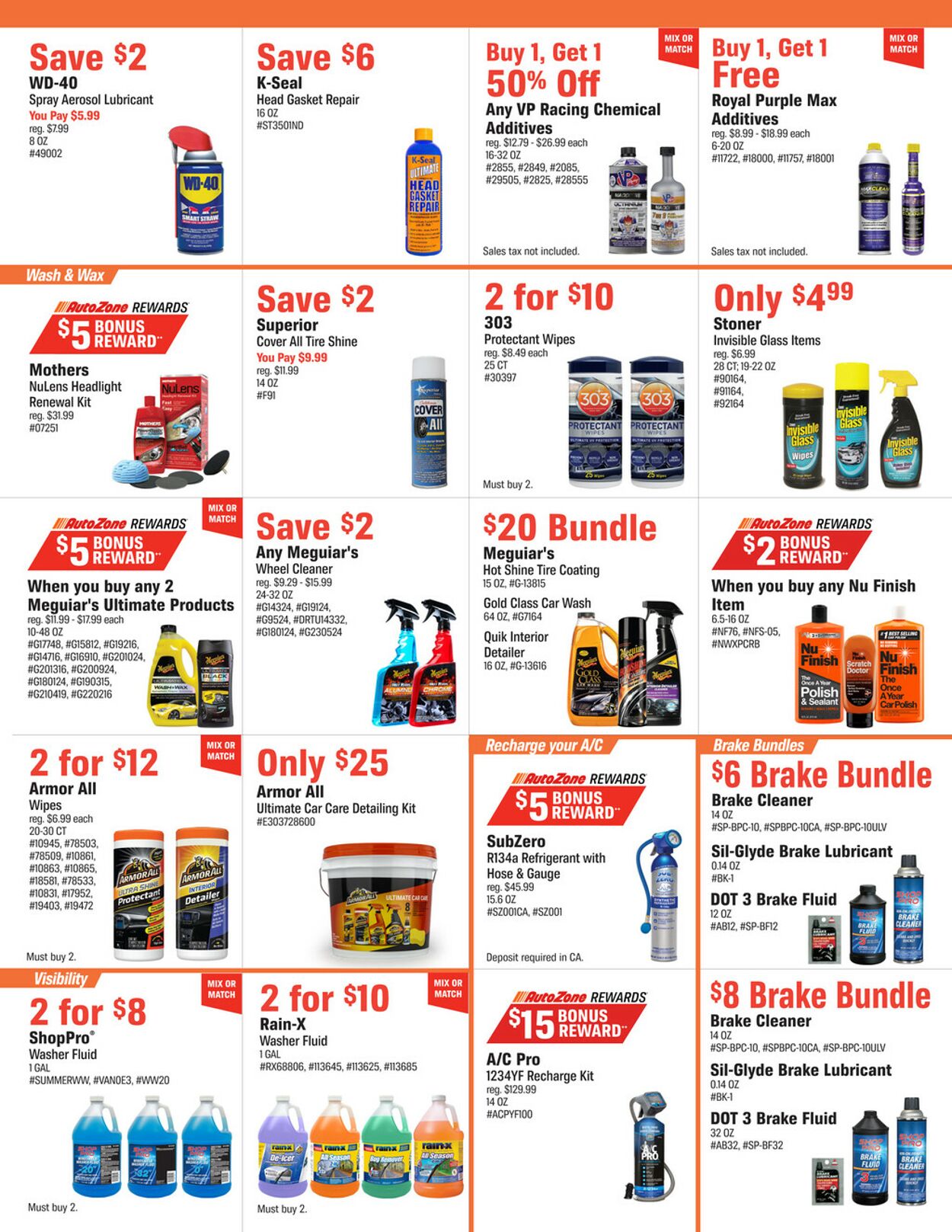 Catalogue Autozone from 07/23/2024