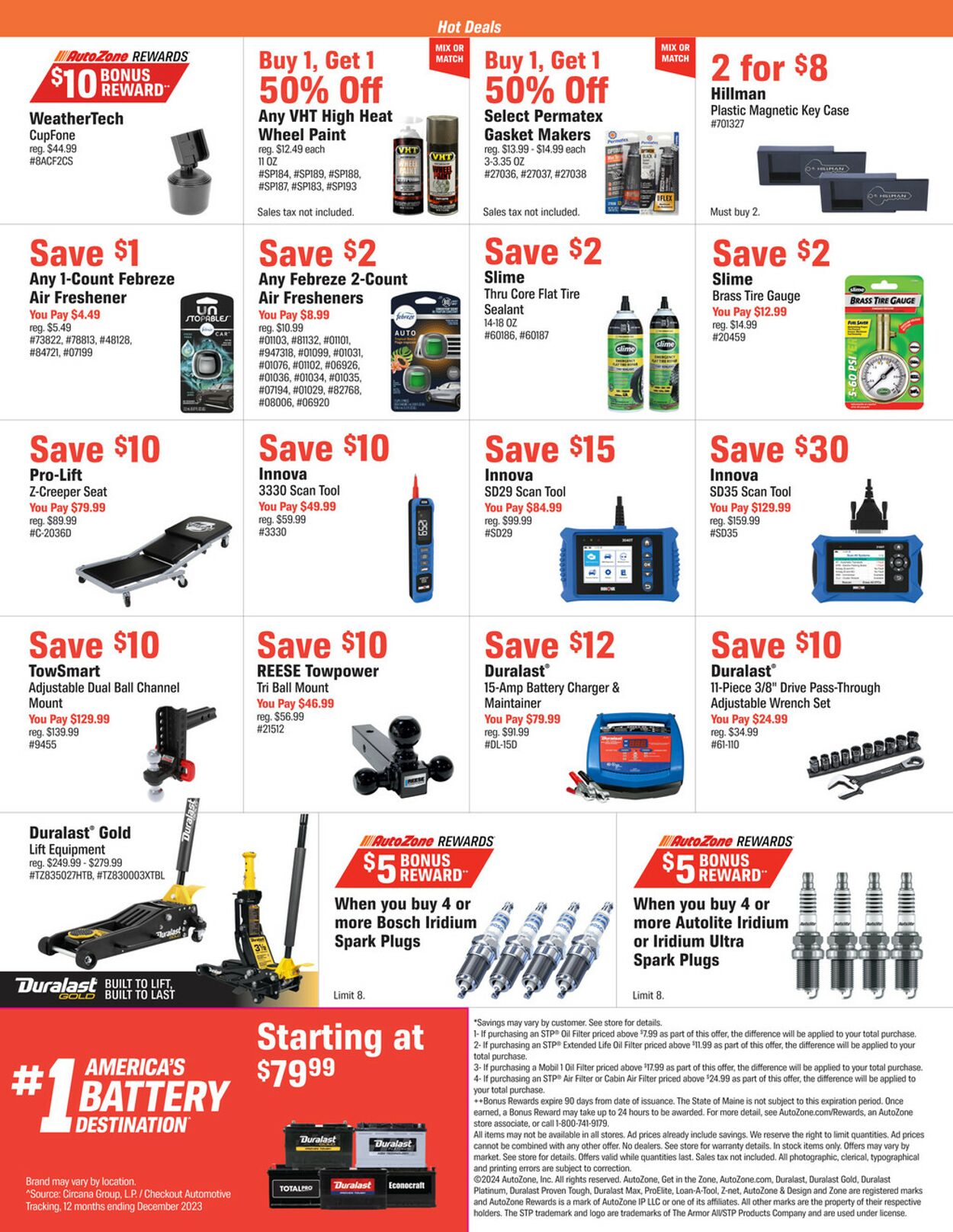 Catalogue Autozone from 07/23/2024