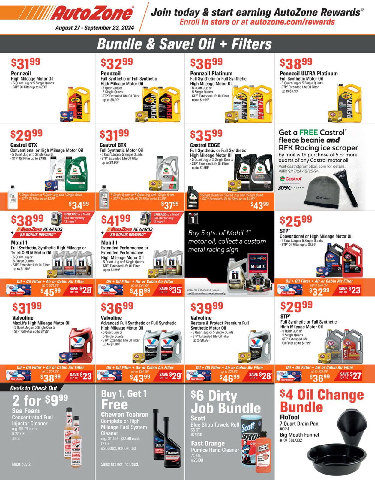 Catalogue Autozone from 08/27/2024