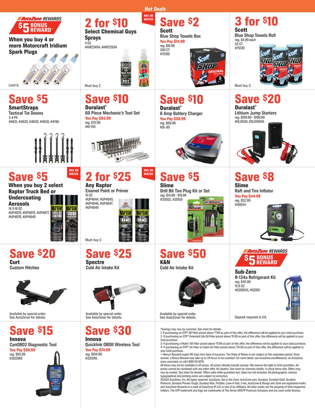 Catalogue Autozone from 08/27/2024