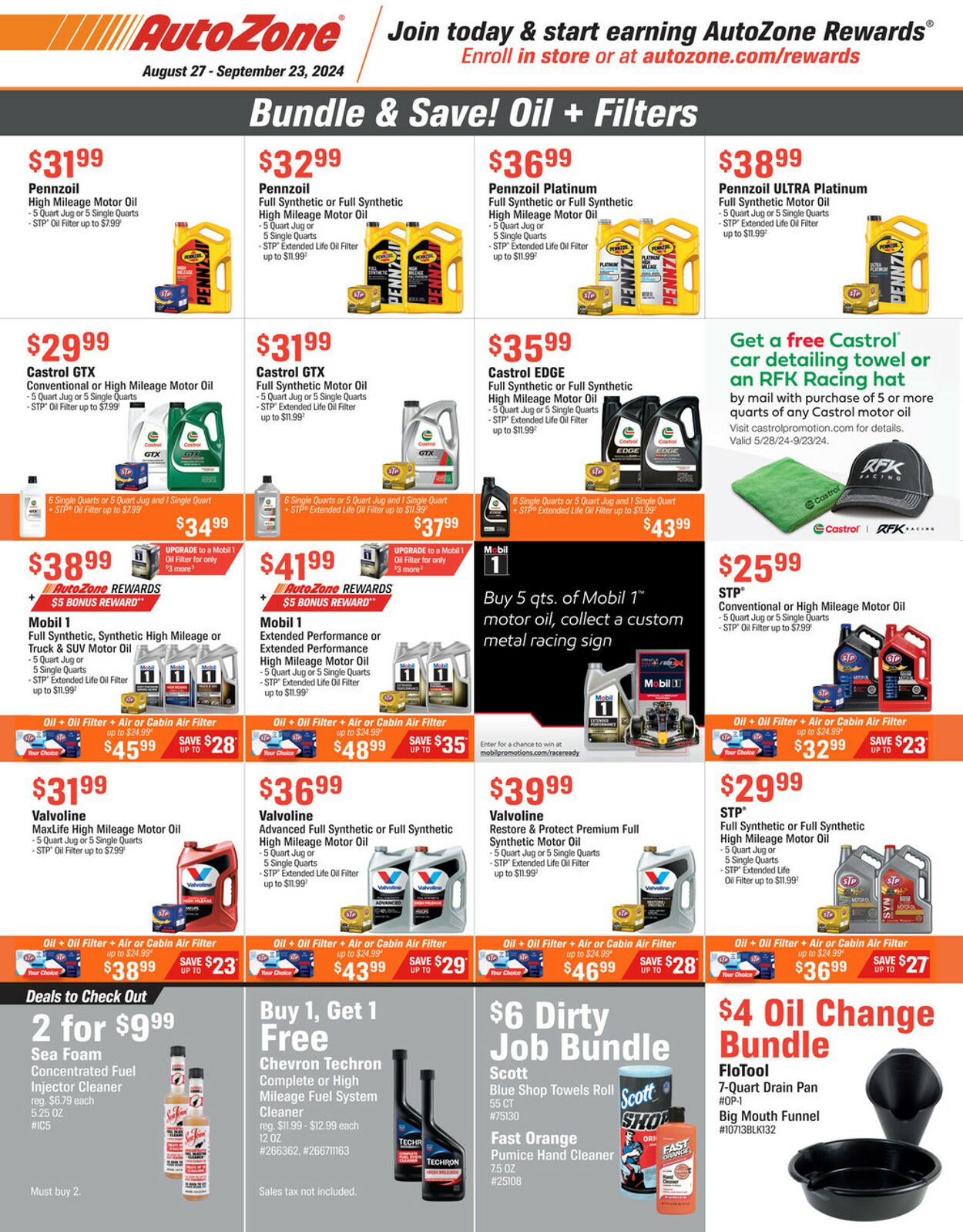 Catalogue Autozone from 08/27/2024