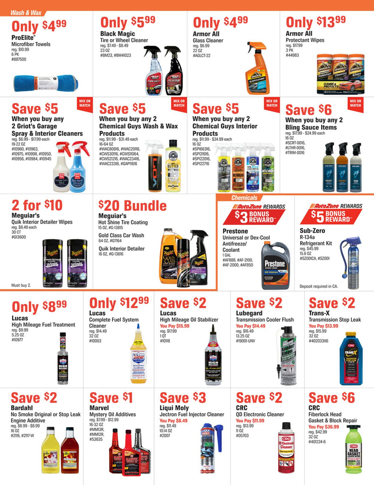 Catalogue Autozone from 08/27/2024