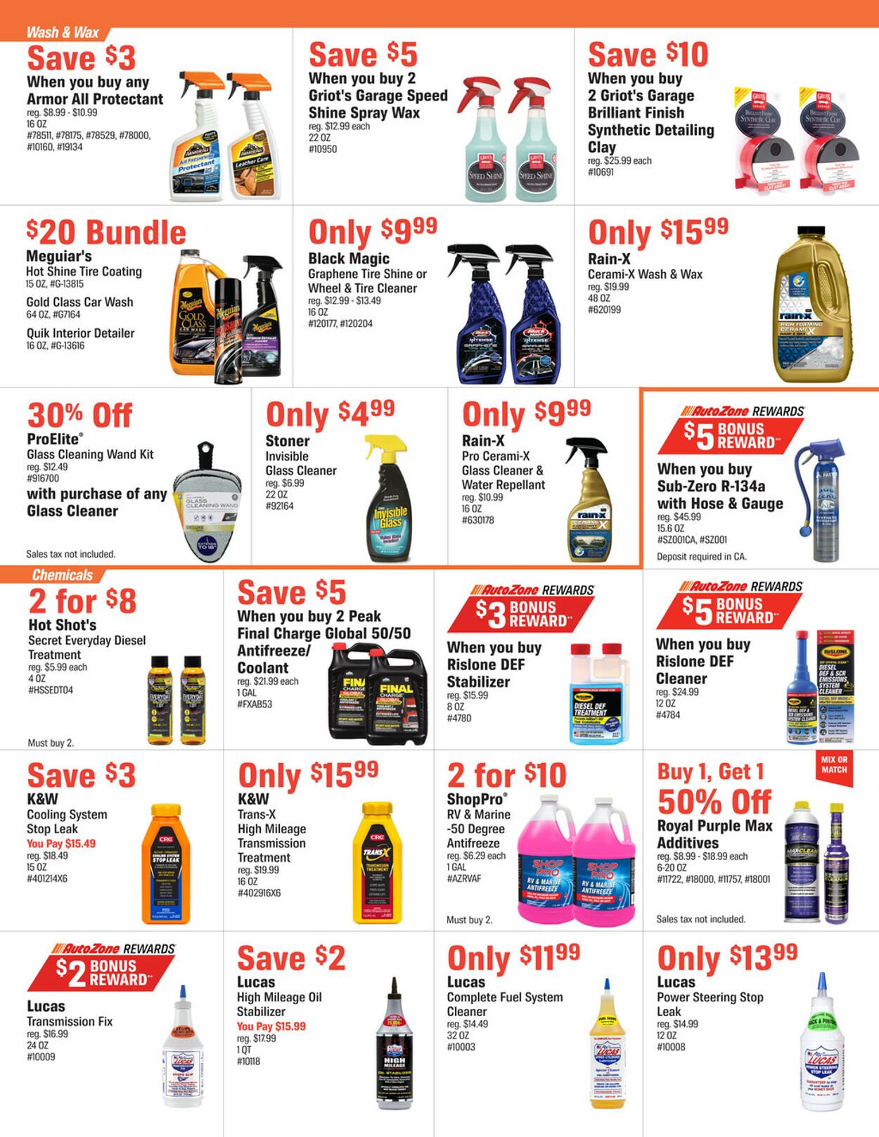 Catalogue Autozone from 09/24/2024