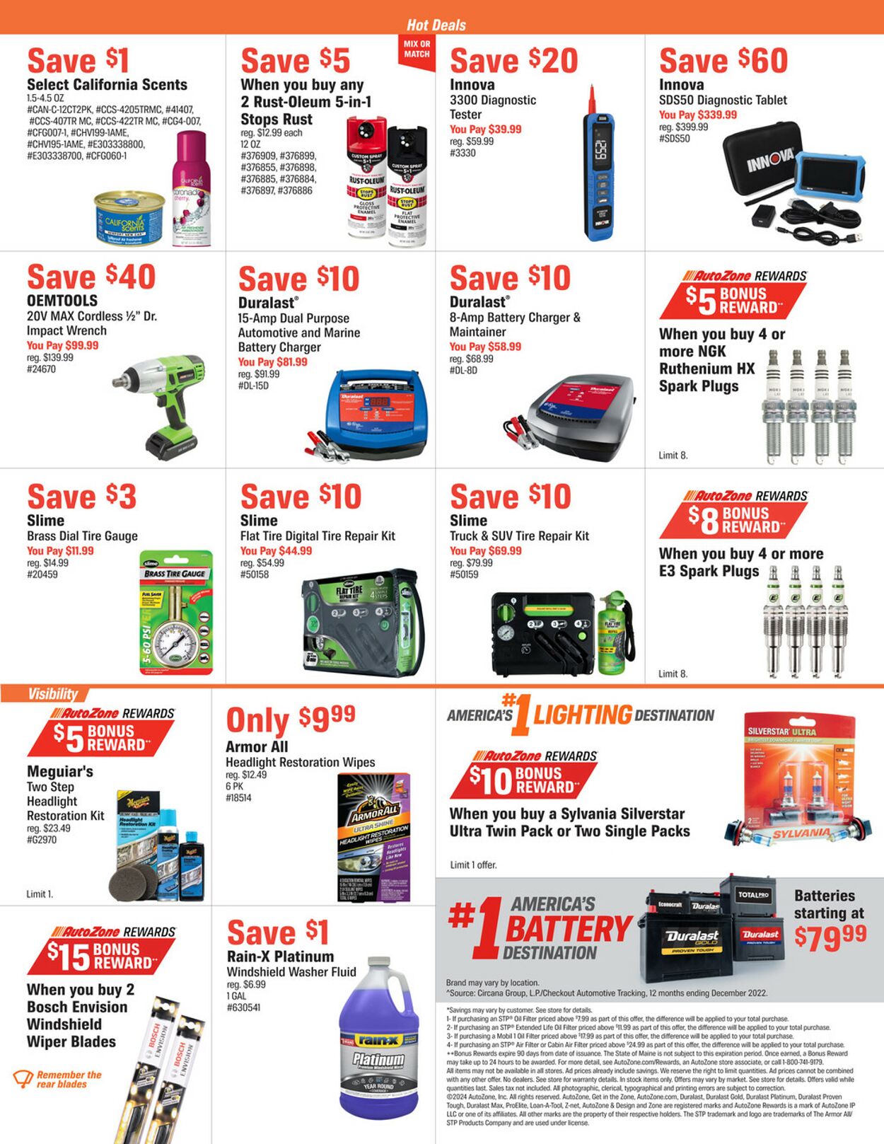 Catalogue Autozone from 09/24/2024