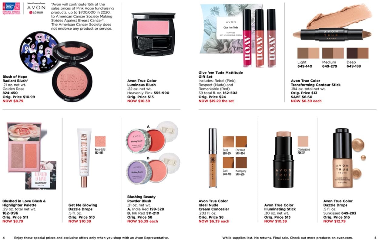 Catalogue Avon from 11/10/2020