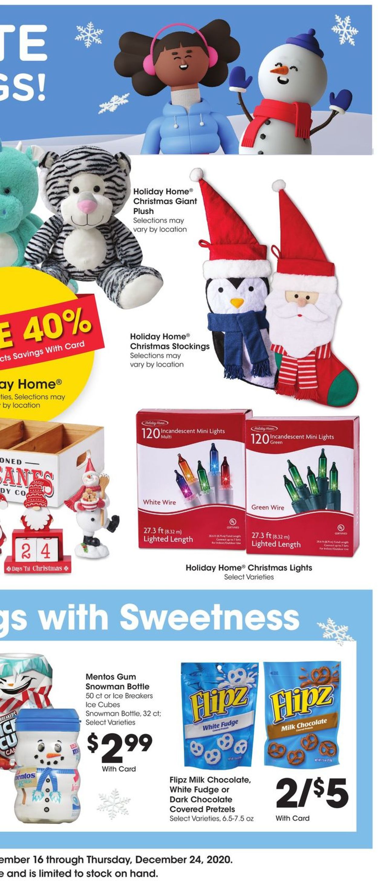 Catalogue Baker's Christmas Ad 2020 from 12/16/2020