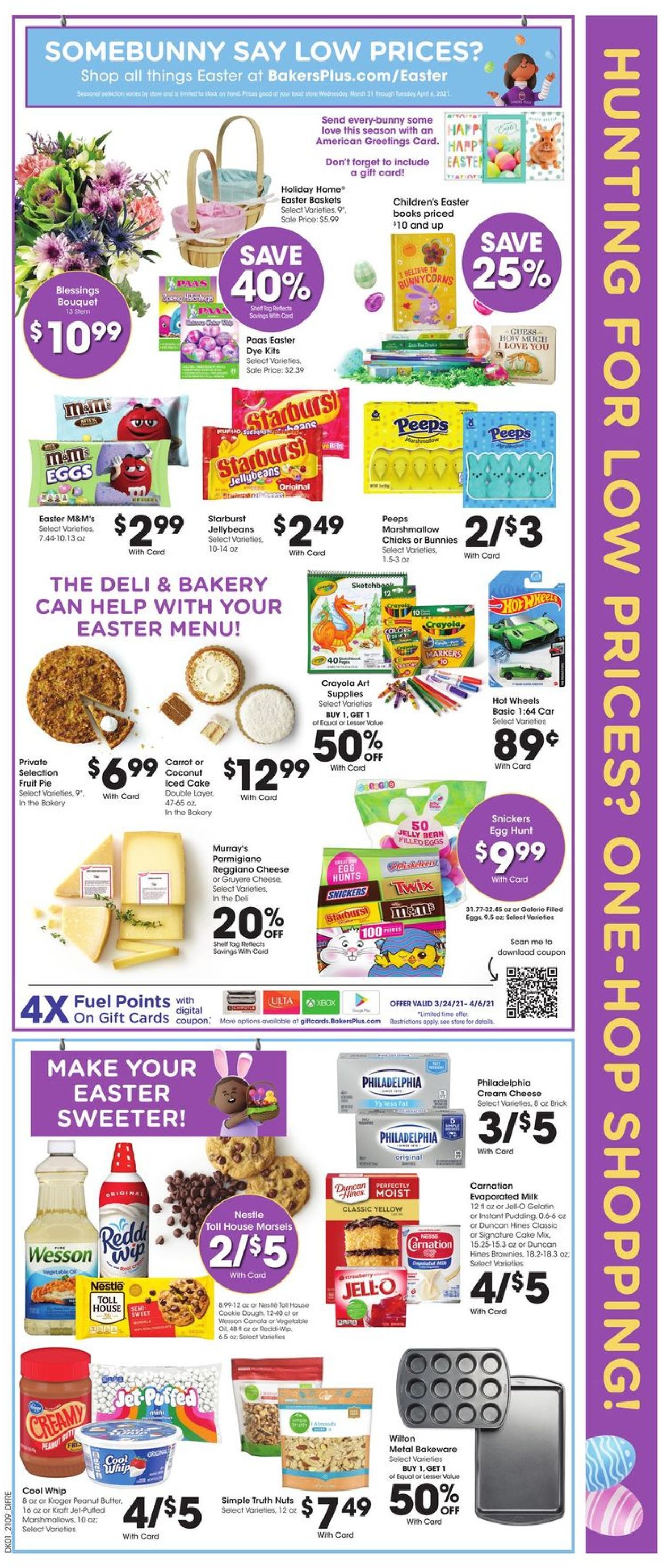 Catalogue Baker's - Easter 2021 ad from 03/31/2021