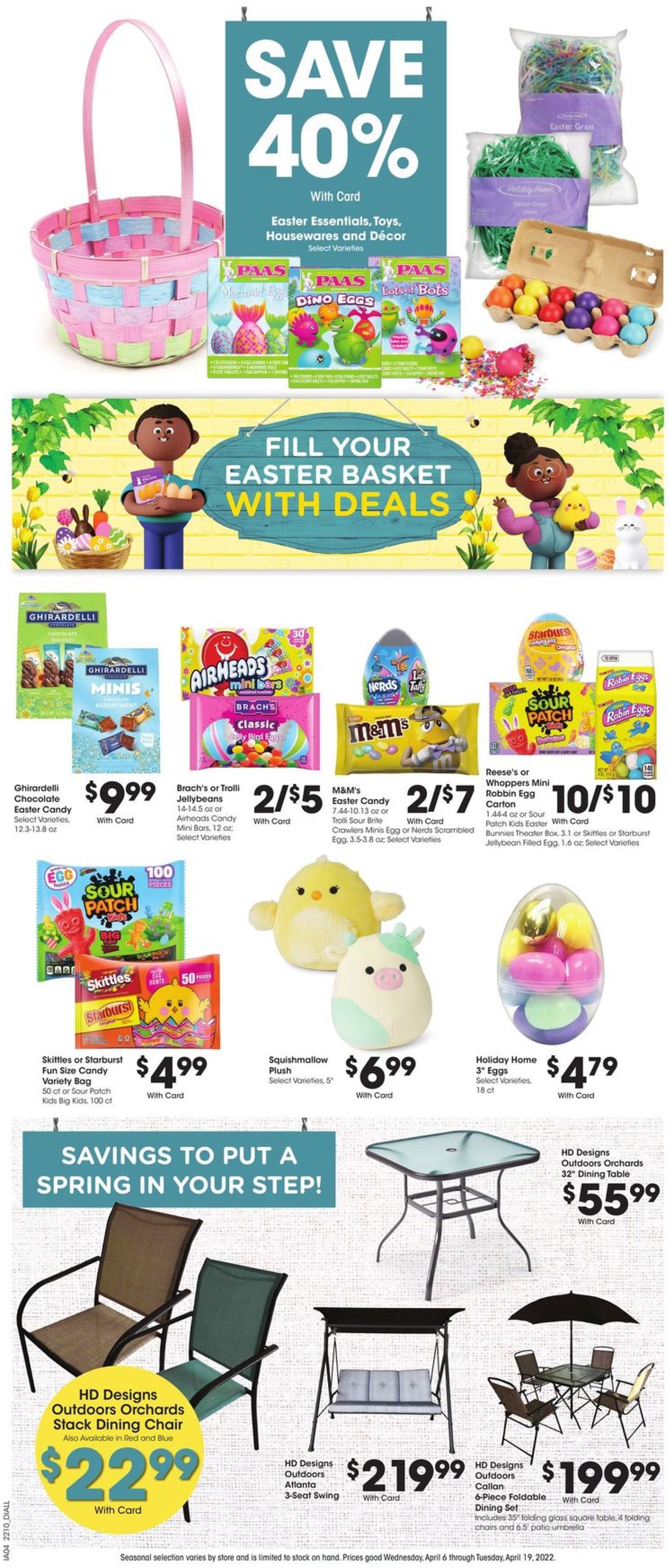 Catalogue Baker's EASTER AD 2022 from 04/13/2022