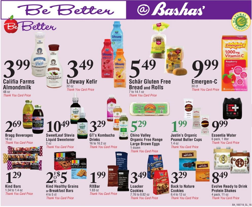 Catalogue Bashas from 10/07/2019