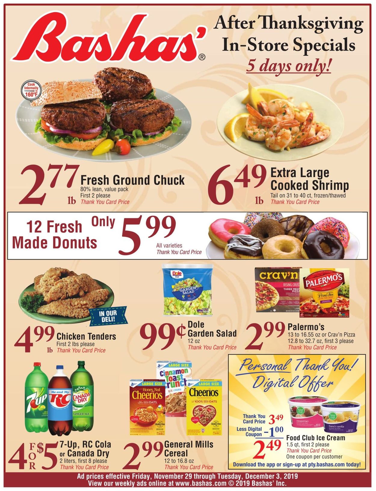 Catalogue Bashas - After Thanksgiving Ad 2019 from 11/29/2019