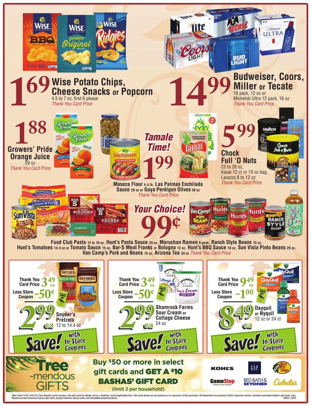 Catalogue Bashas - After Thanksgiving Ad 2019 from 11/29/2019