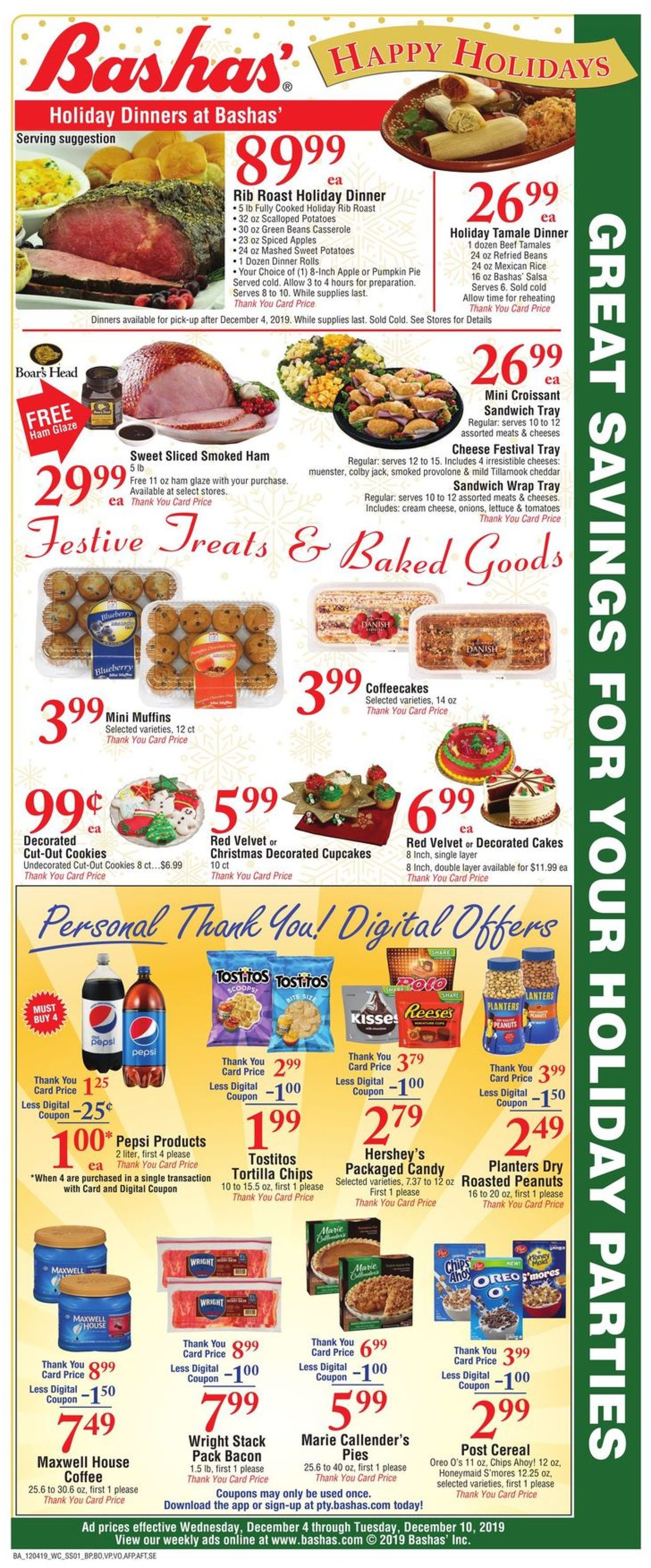Bashas Christmas Ad 2019 Current weekly ad 12/04 12/10/2019 [5