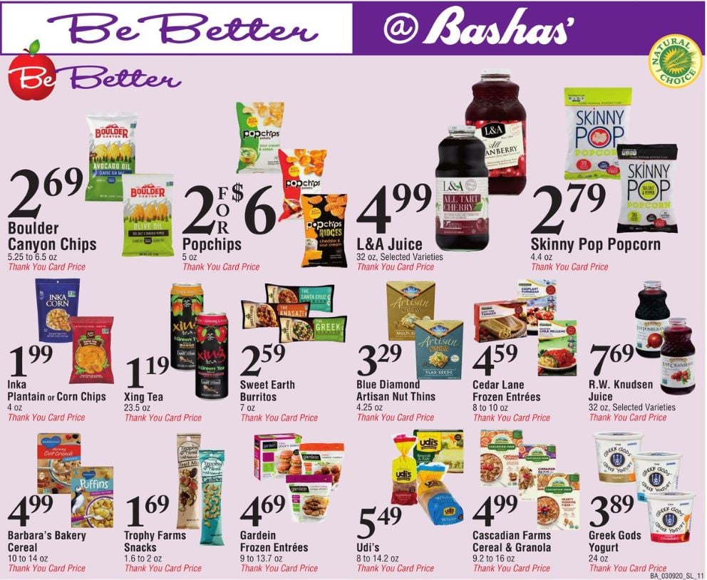 Catalogue Bashas from 03/09/2020