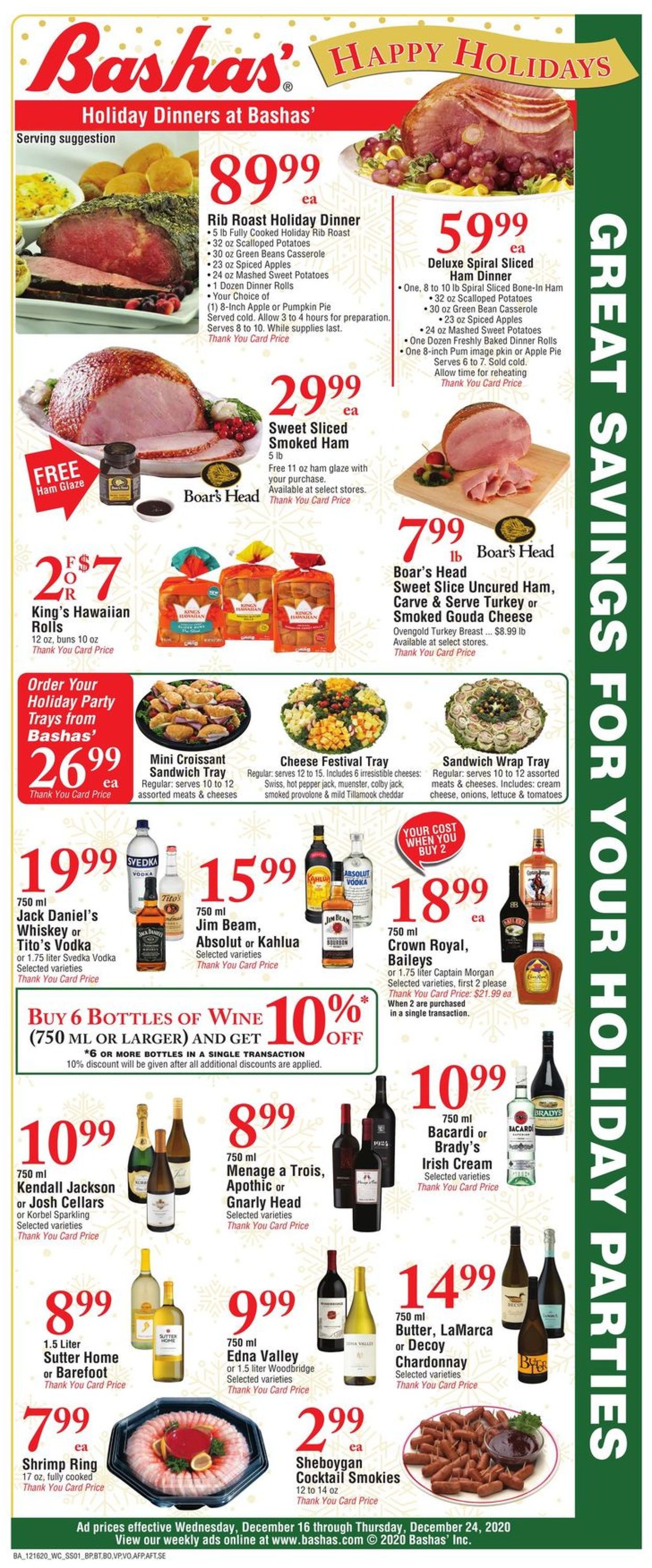 Bashas Christmas Ad 2020 Current weekly ad 12/16 12/24/2020 [6