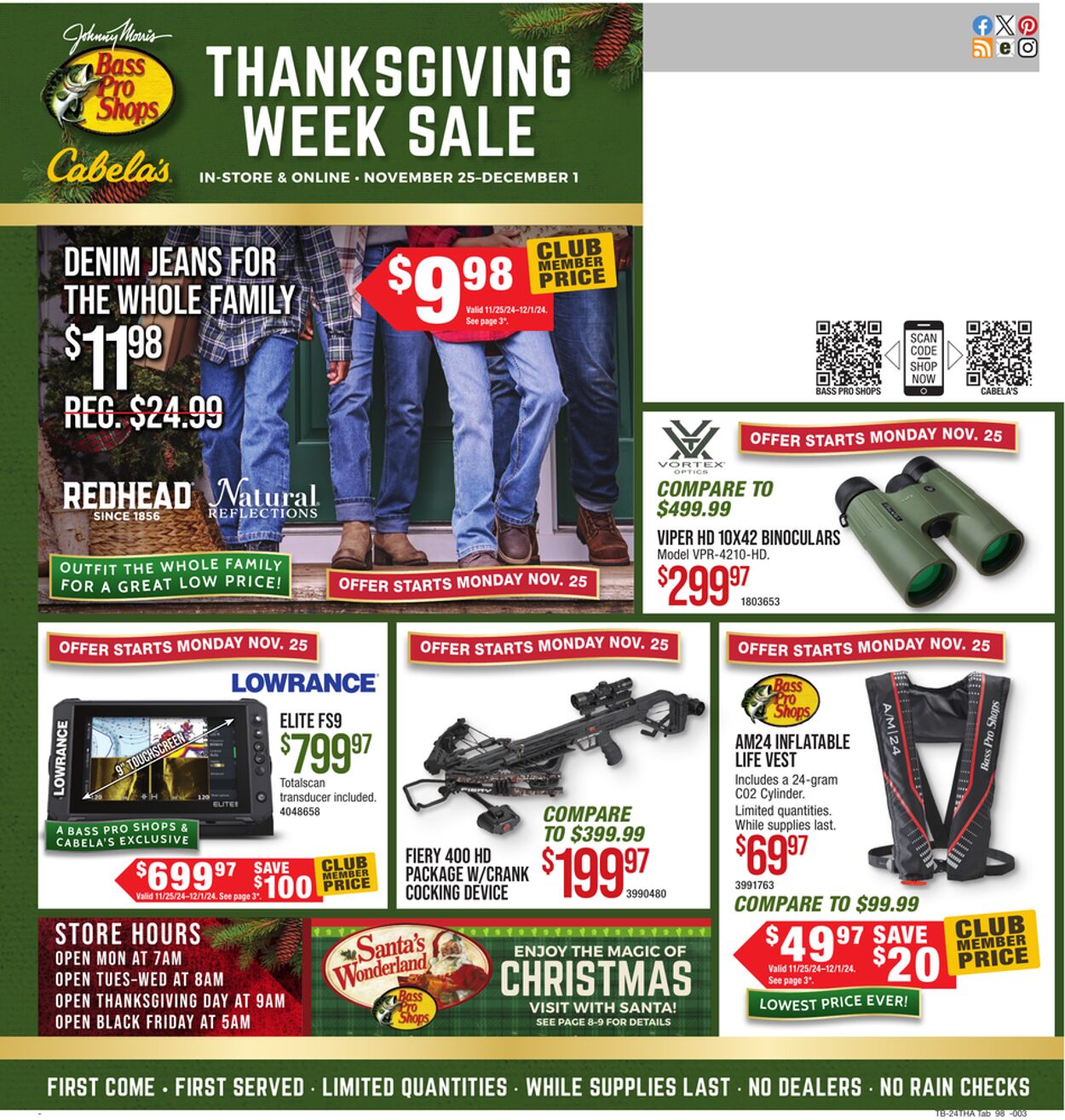 Catalogue Bass Pro from 11/25/2024