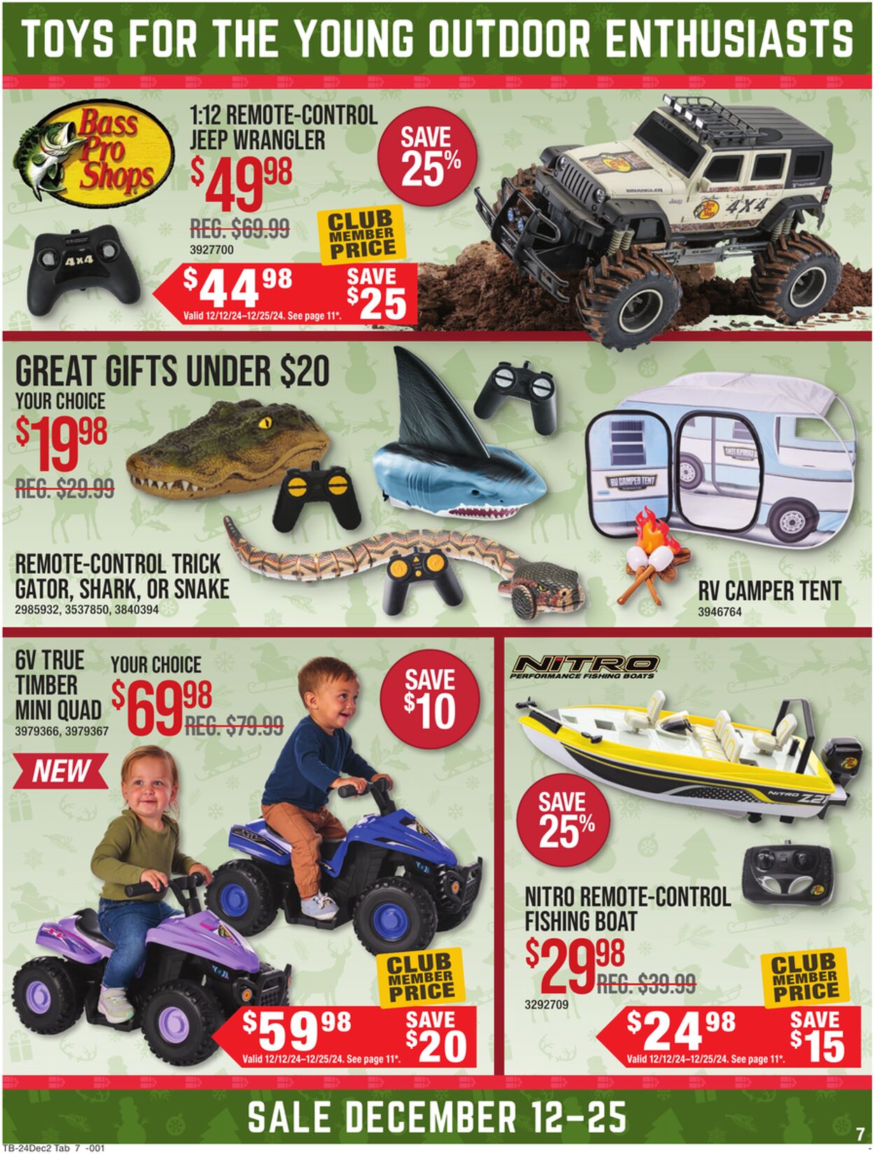 Catalogue Bass Pro from 12/12/2024