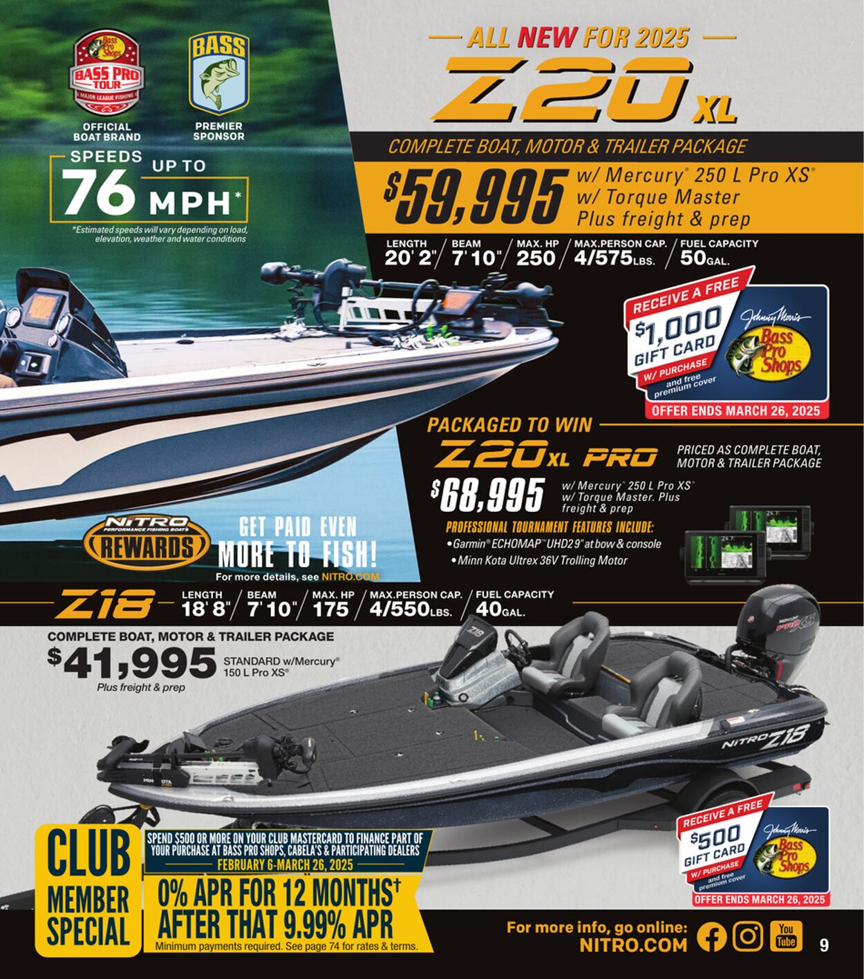 Catalogue Bass Pro from 03/19/2025