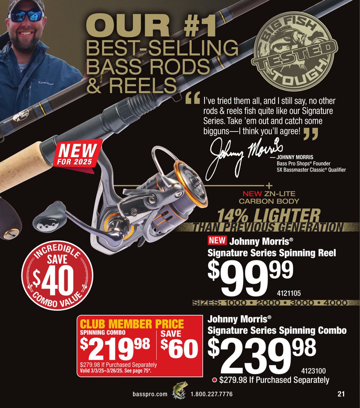 Catalogue Bass Pro from 03/19/2025