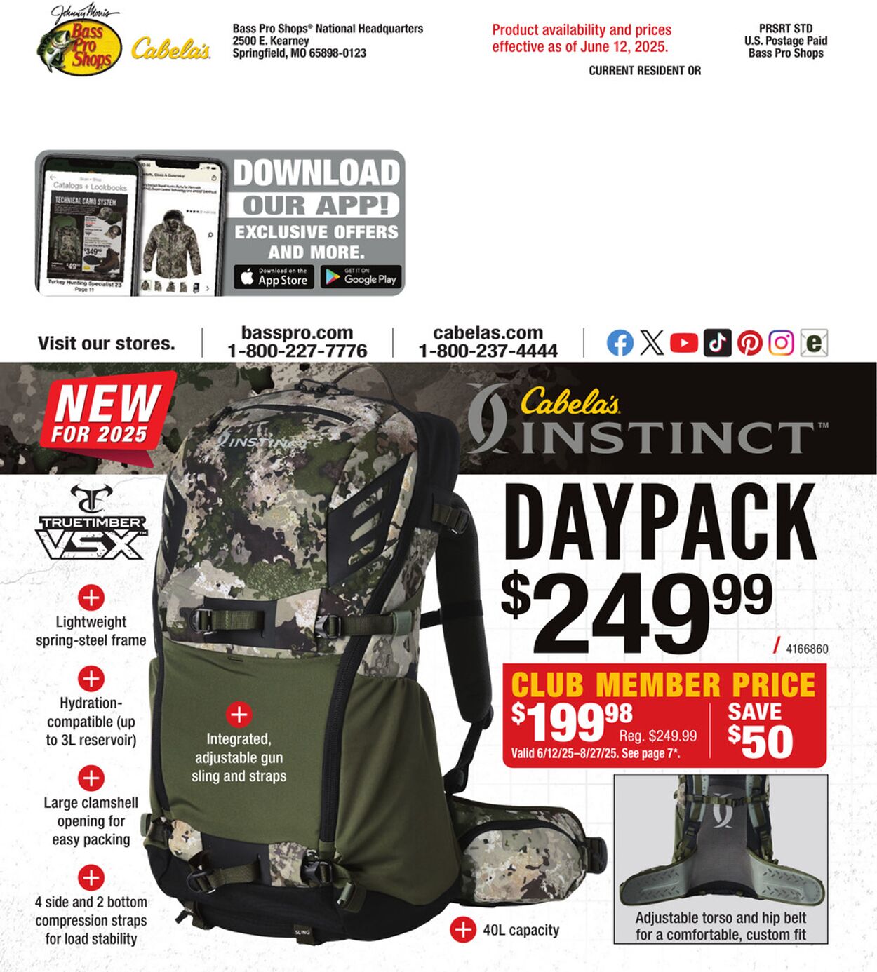 Catalogue Bass Pro from 06/30/2025
