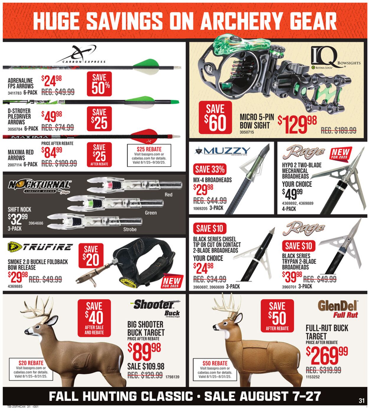 Catalogue Bass Pro from 08/07/2025
