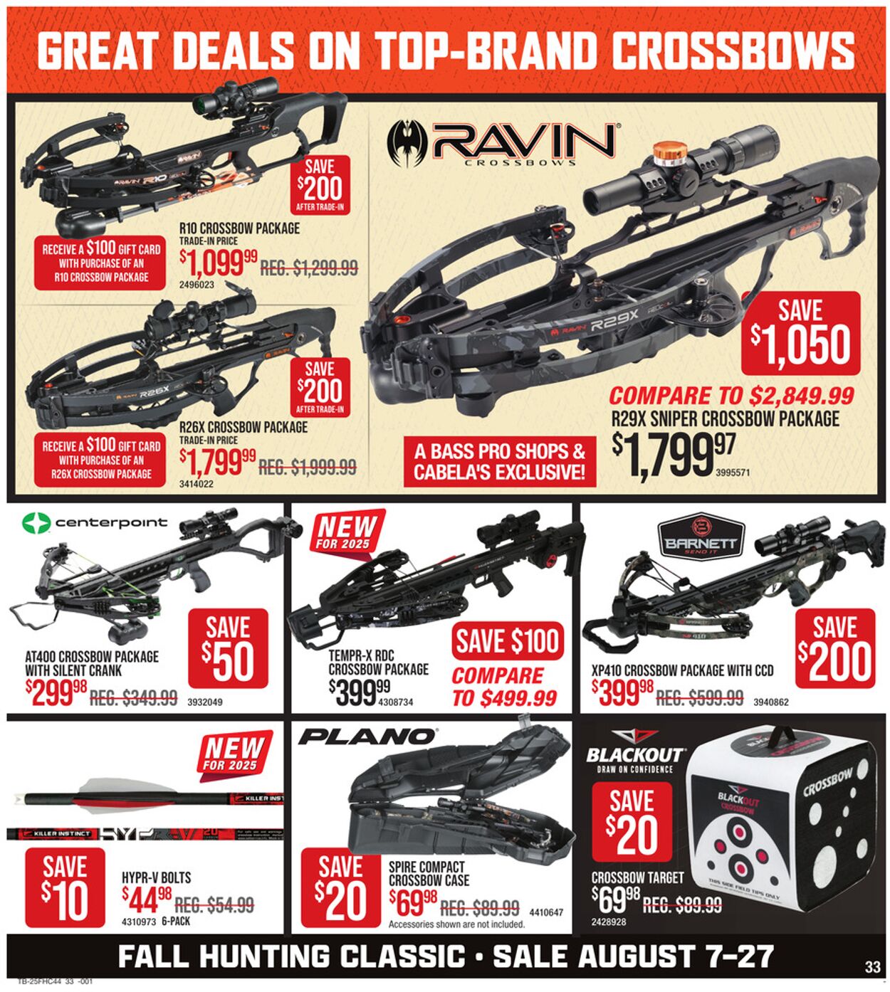 Catalogue Bass Pro from 08/07/2025