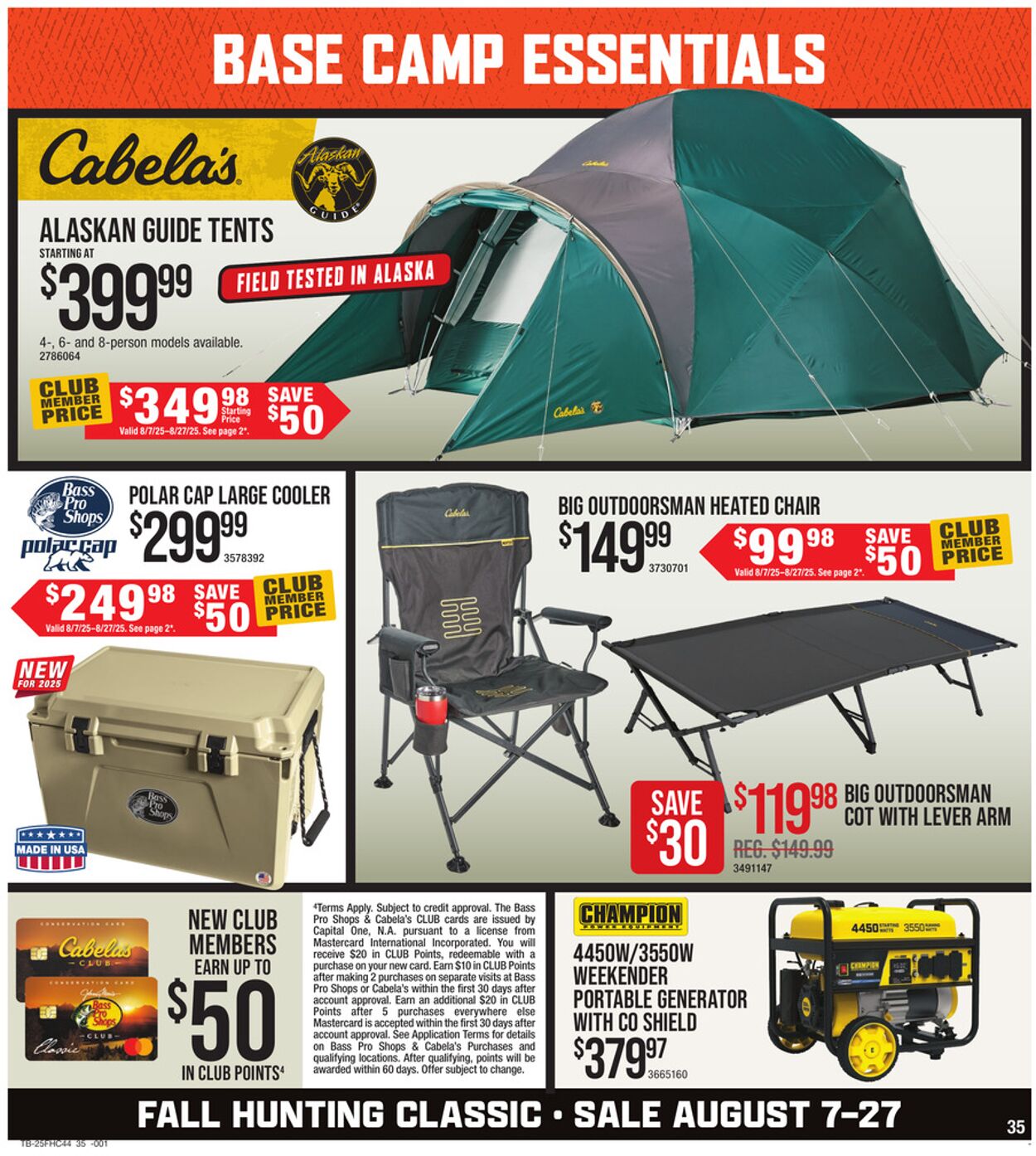 Catalogue Bass Pro from 08/07/2025