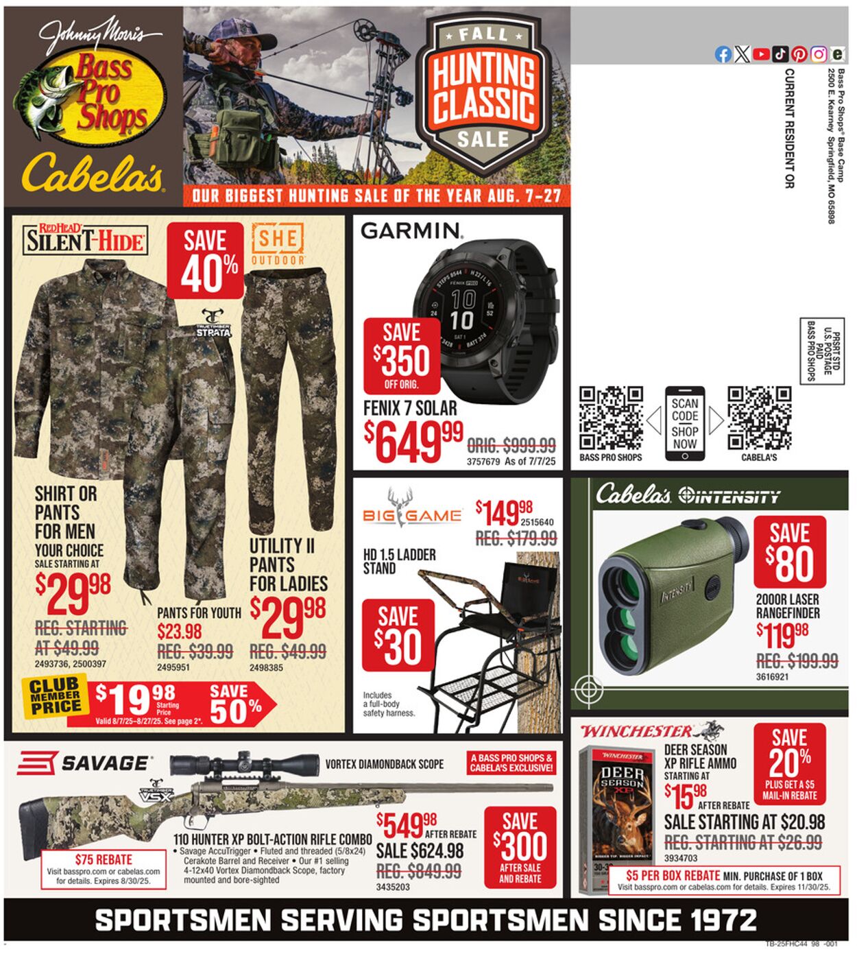 Catalogue Bass Pro from 08/07/2025