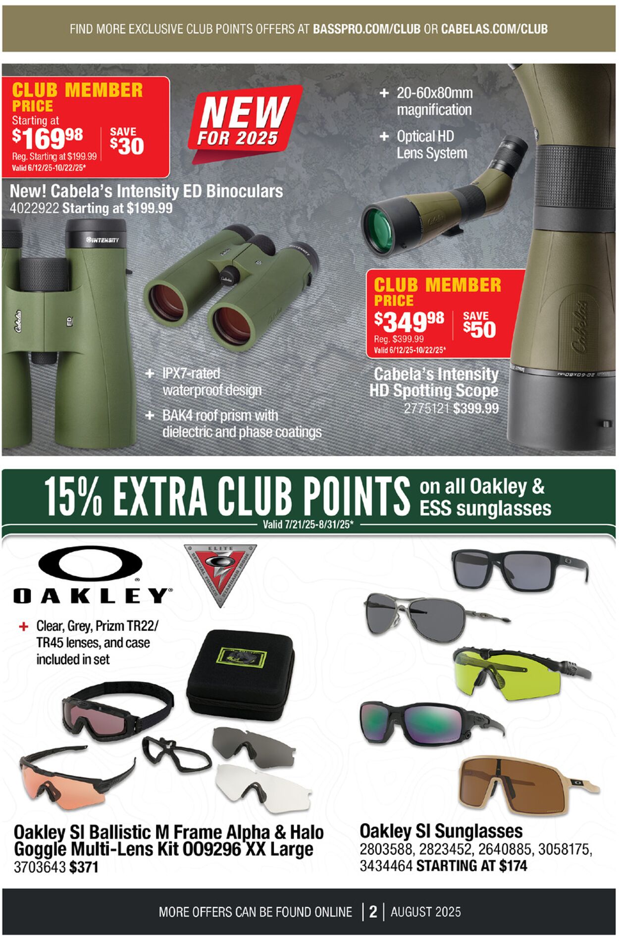 Catalogue Bass Pro from 08/01/2025