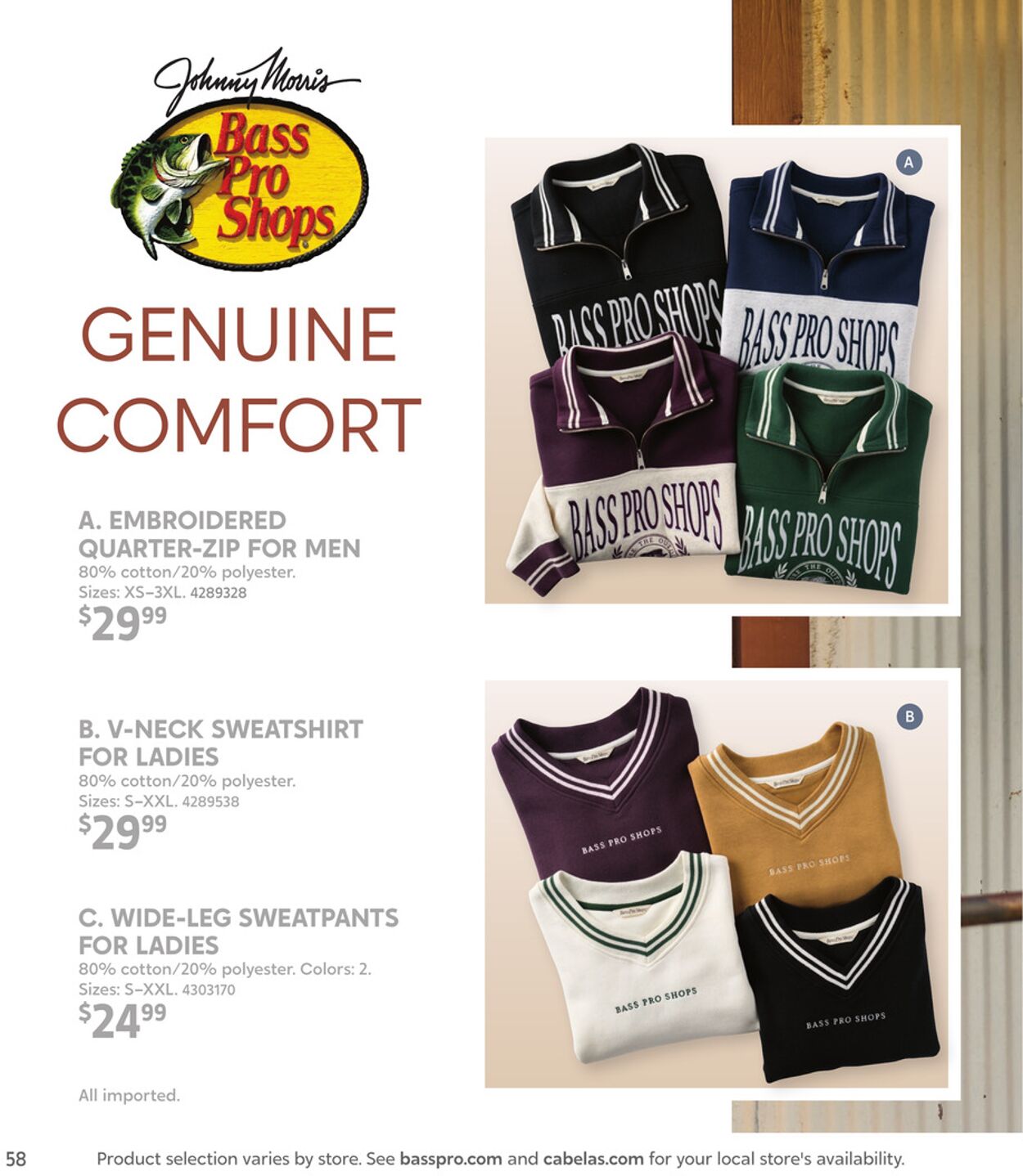 Catalogue Bass Pro from 08/31/2025