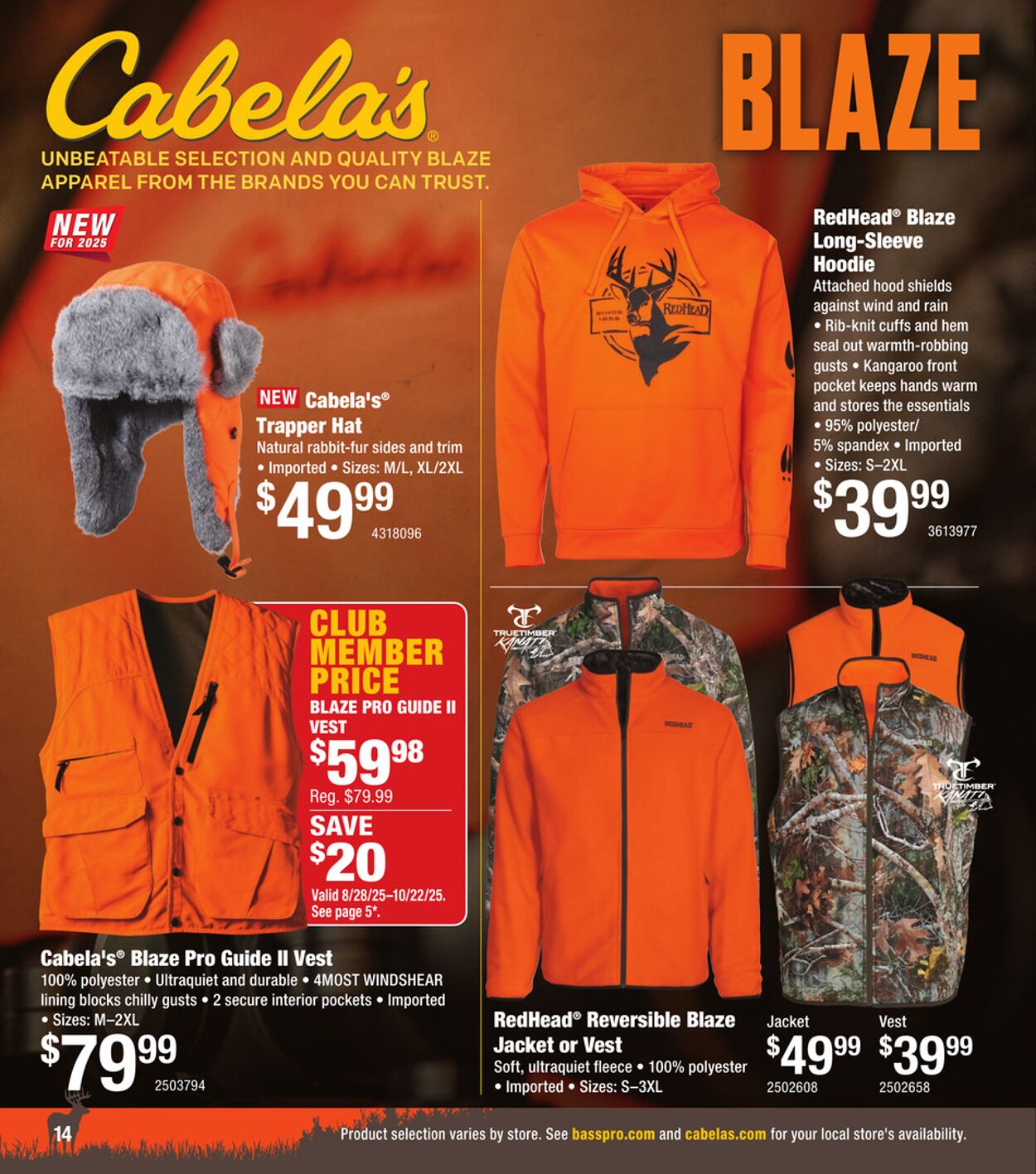 Catalogue Bass Pro from 09/14/2025