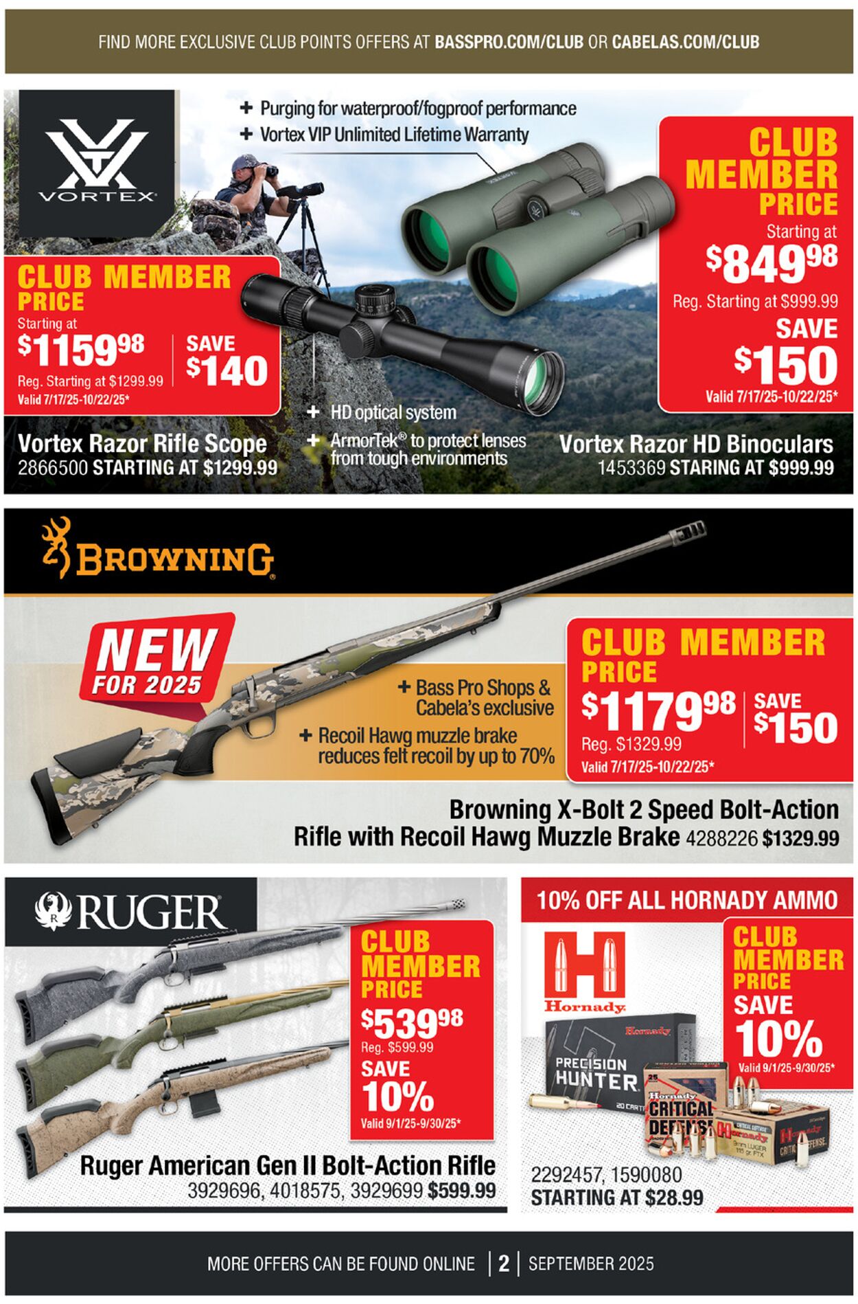 Catalogue Bass Pro from 09/01/2025